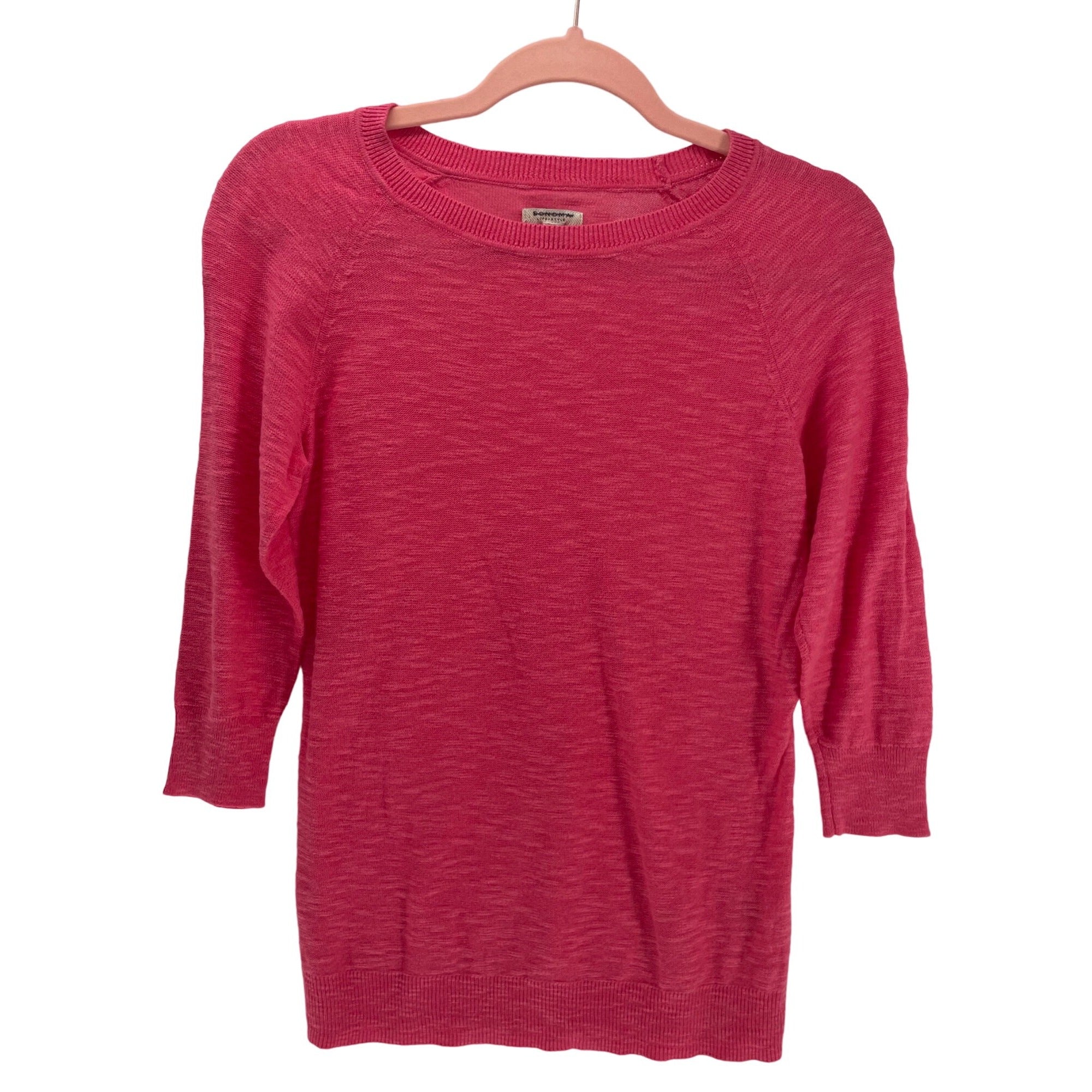 NWOT Sonoma Lifestyle Women’s PXS Pink Crew Neck Sweater