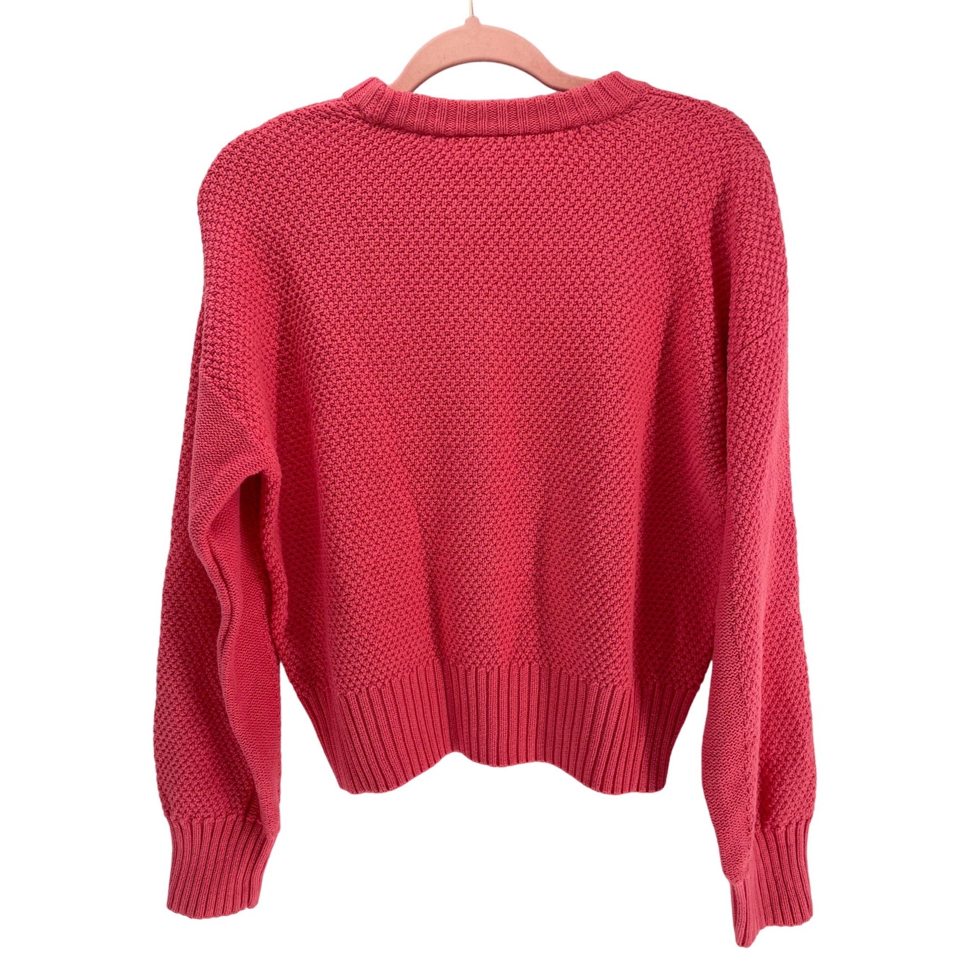 GAP Women’s Medium Hot Pink Crew Neck Sweater