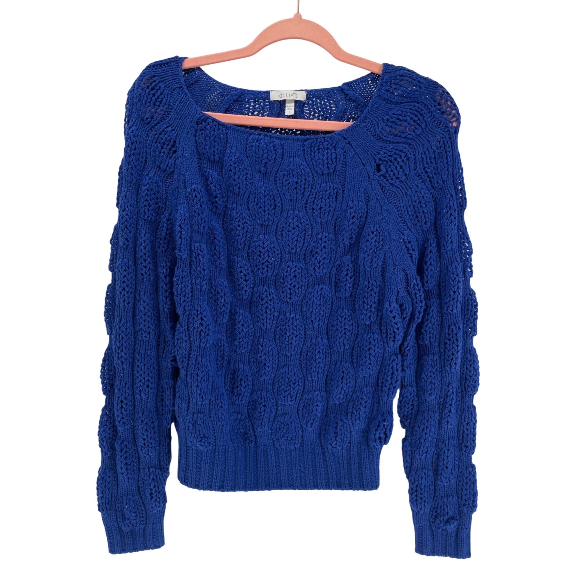 Delia’s Women’s Small Dark Blue Knit Sweater