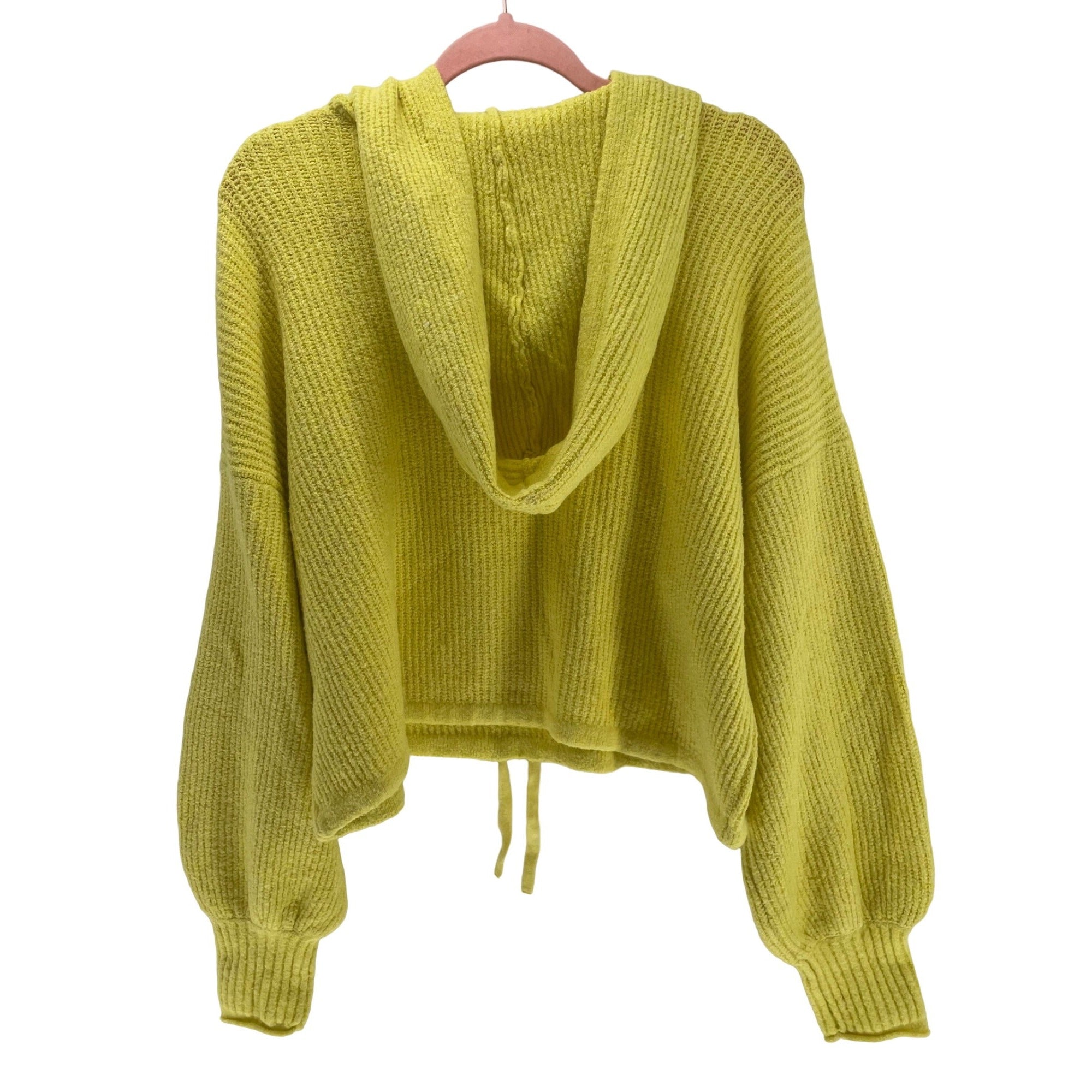 American Eagle Women’s Medium Bright Yellow Hoodie Sweatshirt