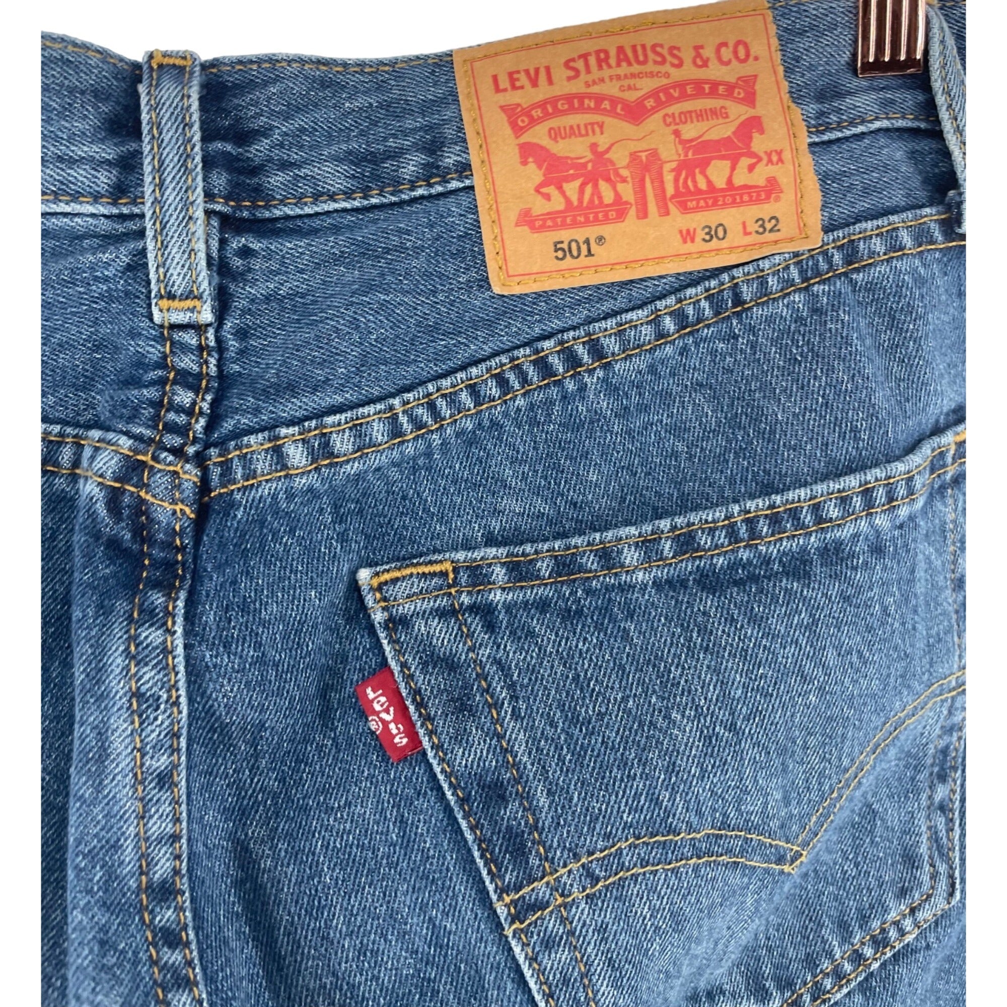 Levi Strauss & Co. Women's 501 Denim Straight Leg Denim Jean Pants