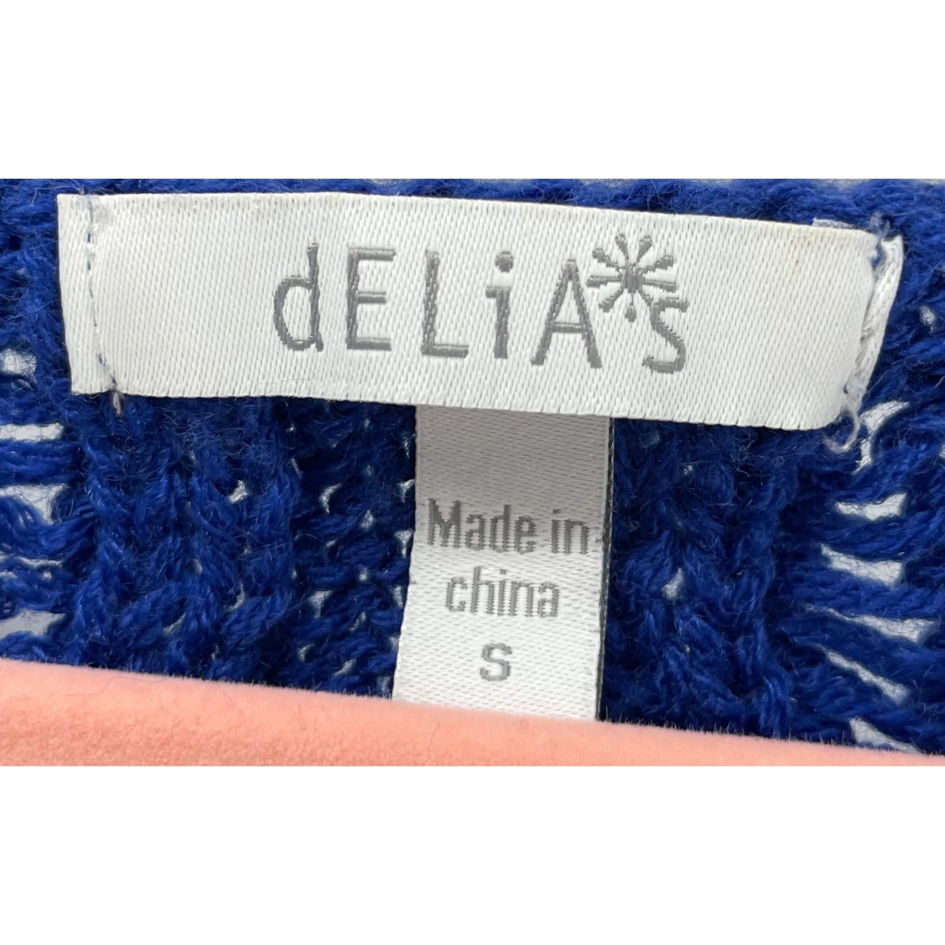 Delia’s Women’s Small Dark Blue Knit Sweater