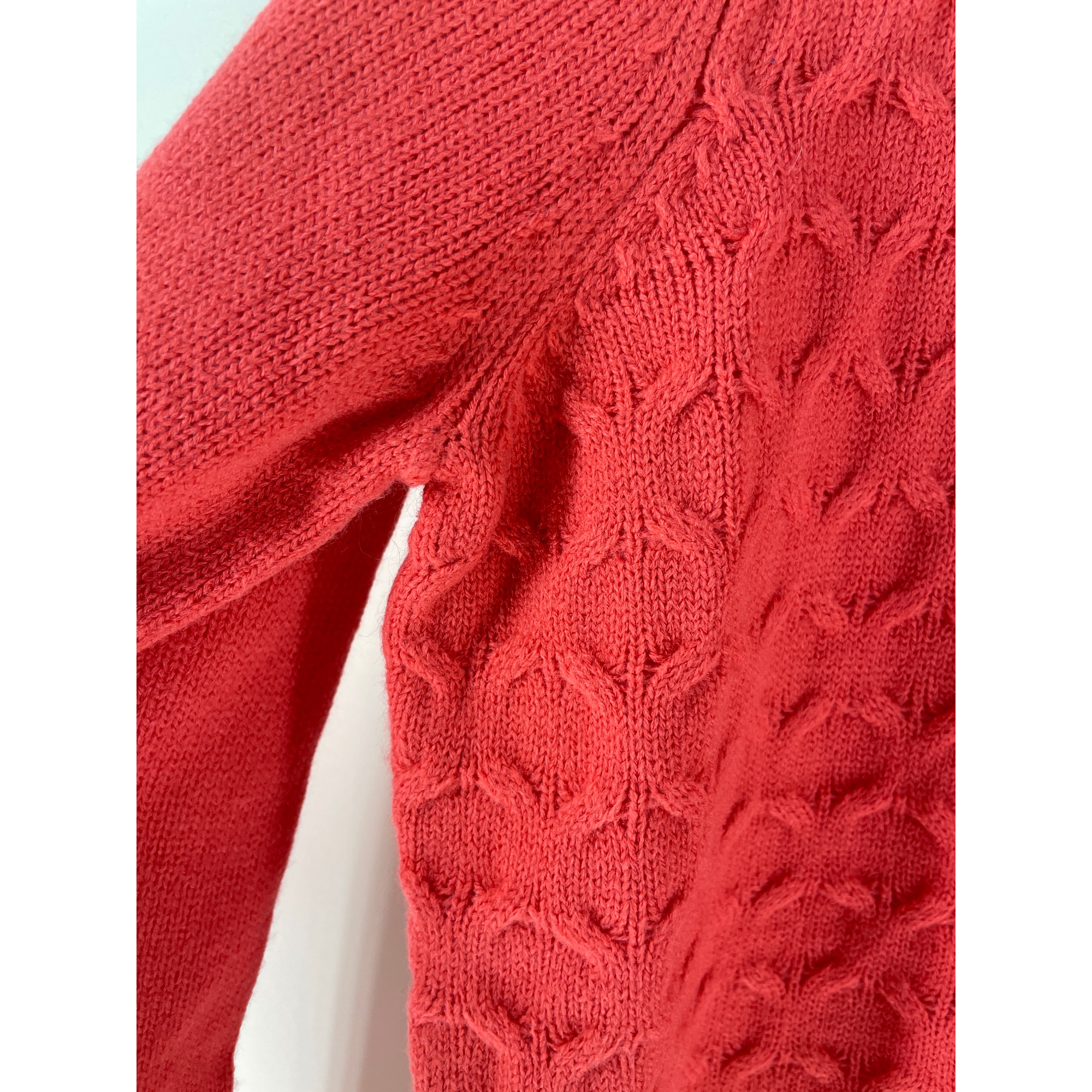 Sag Harbor Large Pink Knit Sweater