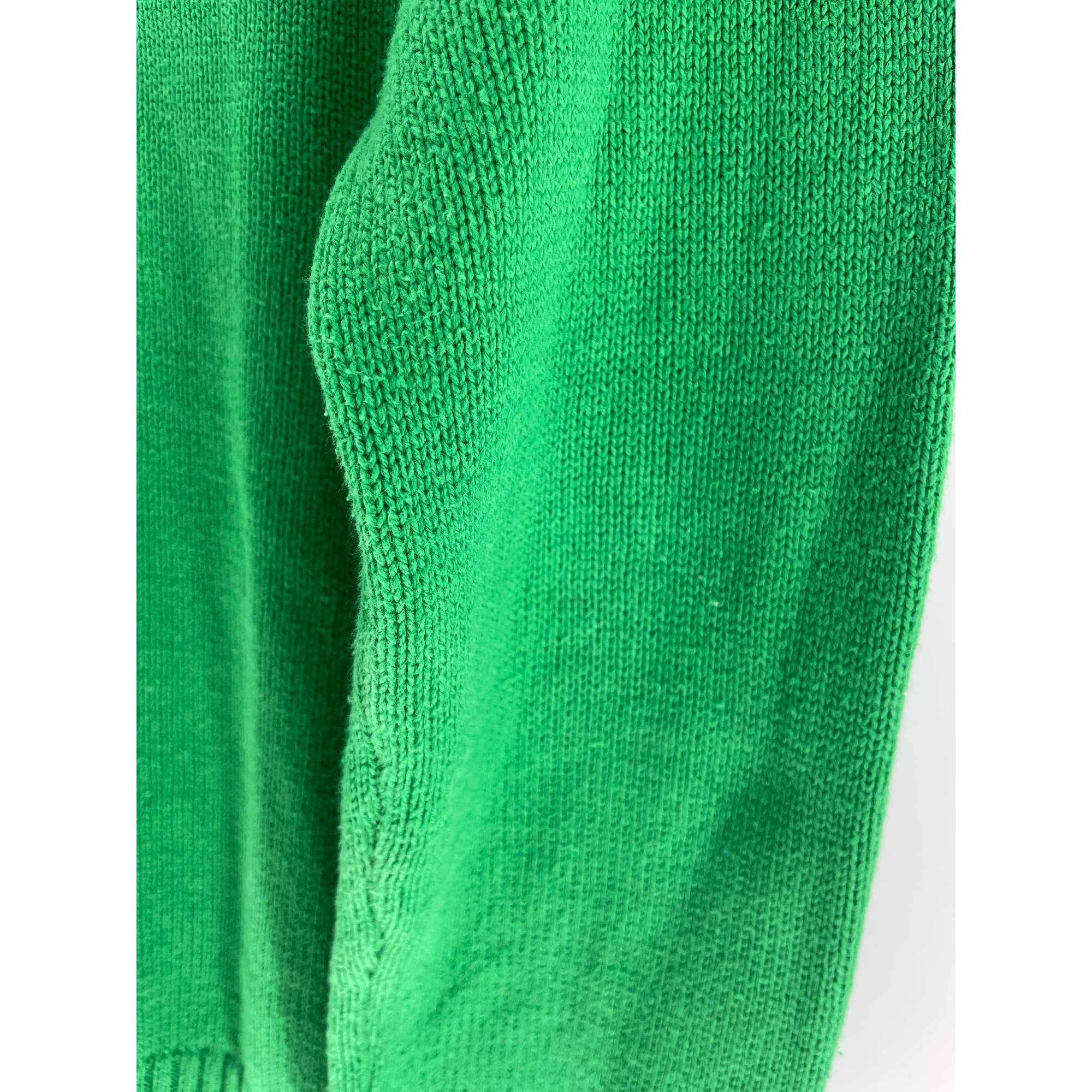 Liz Claiborne Green V-Neck Knit Sweater