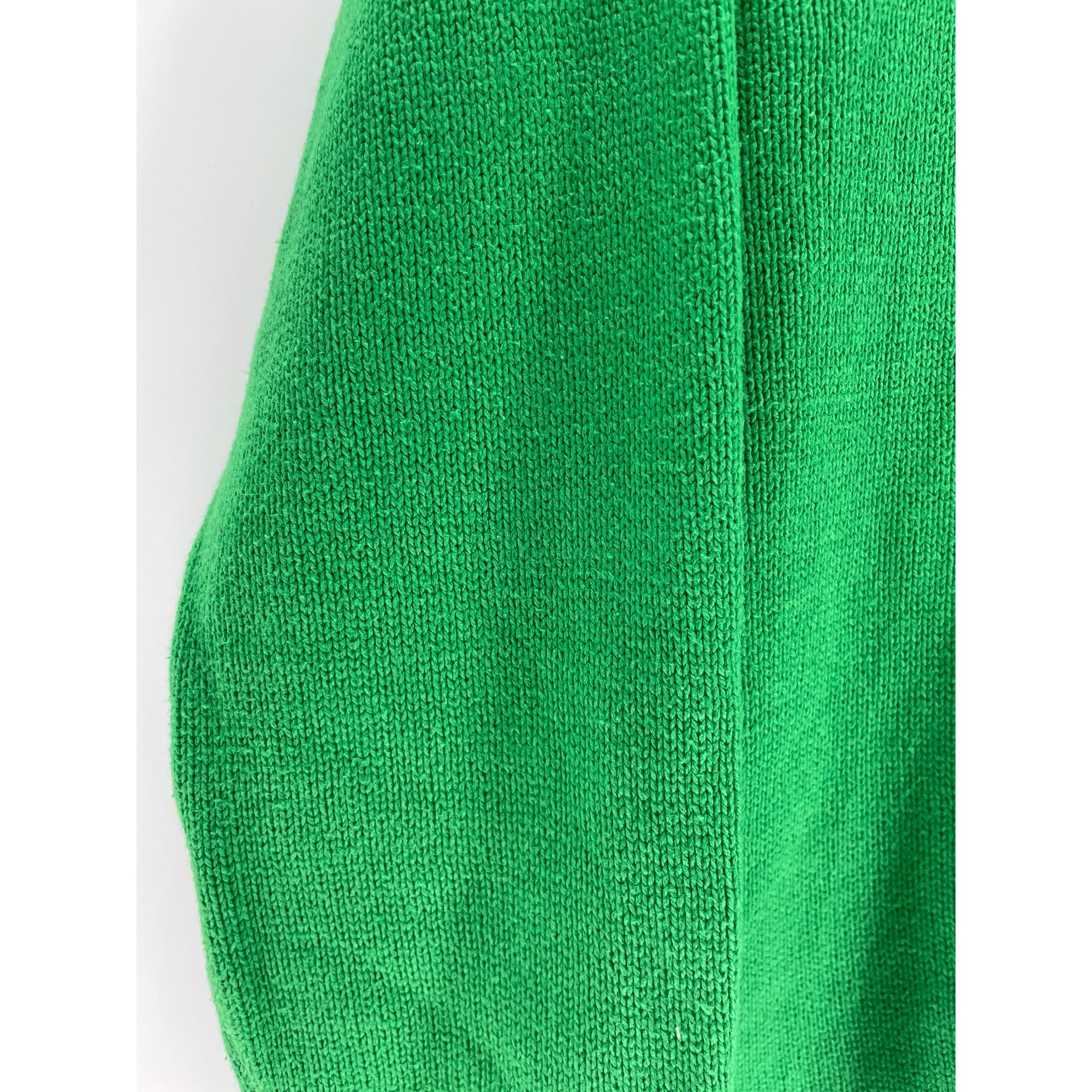 Liz Claiborne Green V-Neck Knit Sweater