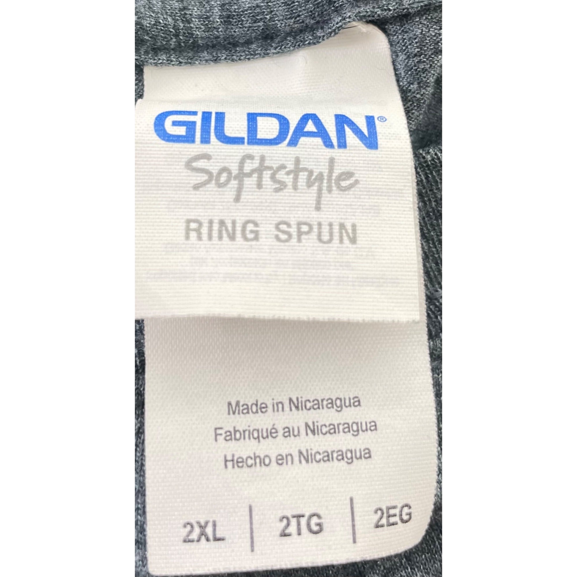 Gildan Softsytle Women's Size 2XL Women's Grey/White Graphic Fiancé T-Shirt