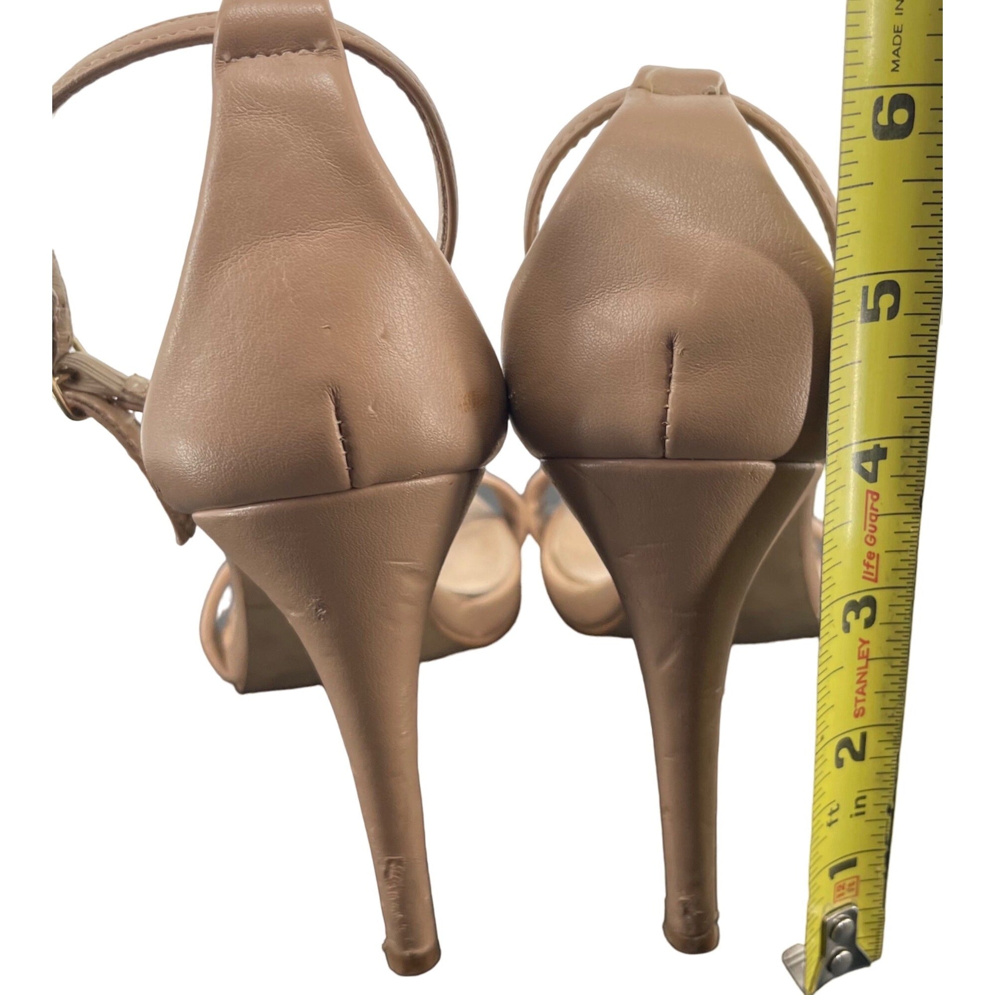 Steve Madden Women's Size 7 Light Brown/Tan Stecy Ankle Strap Open-Toe Shoes