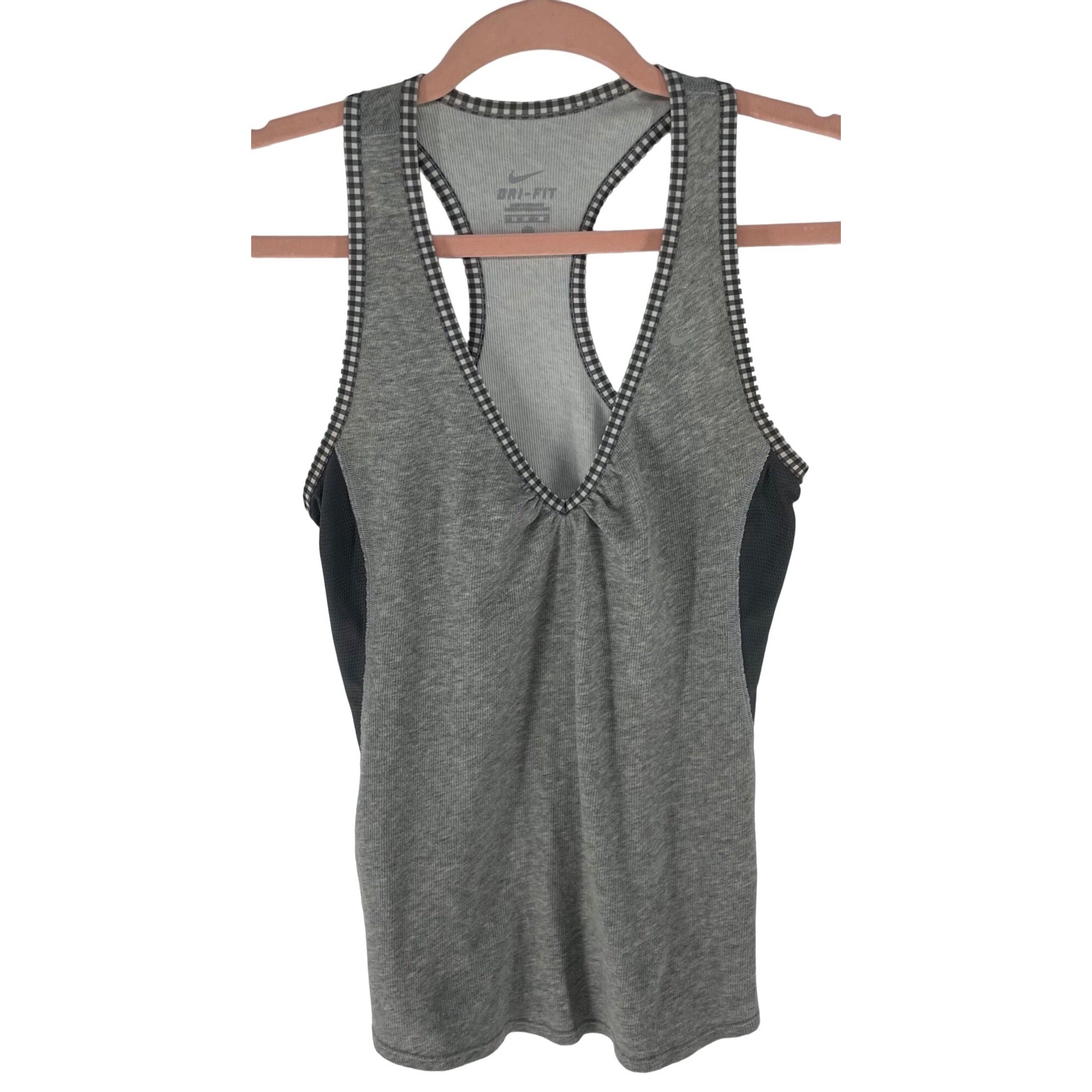 Nike Dri-Fit Women's XS Grey Exercise Workout Tank Top