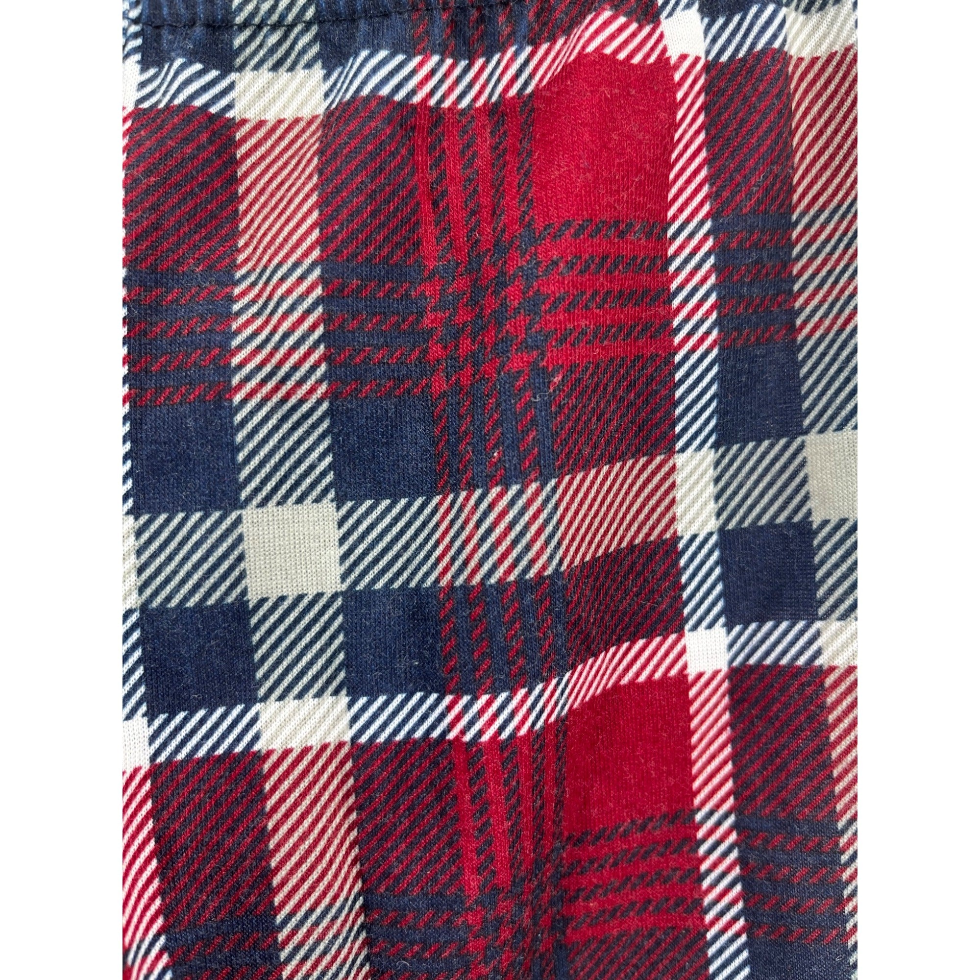 Carter's Unisex 3T (Toddler) Navy/Red/White Plaid Pajama Pants