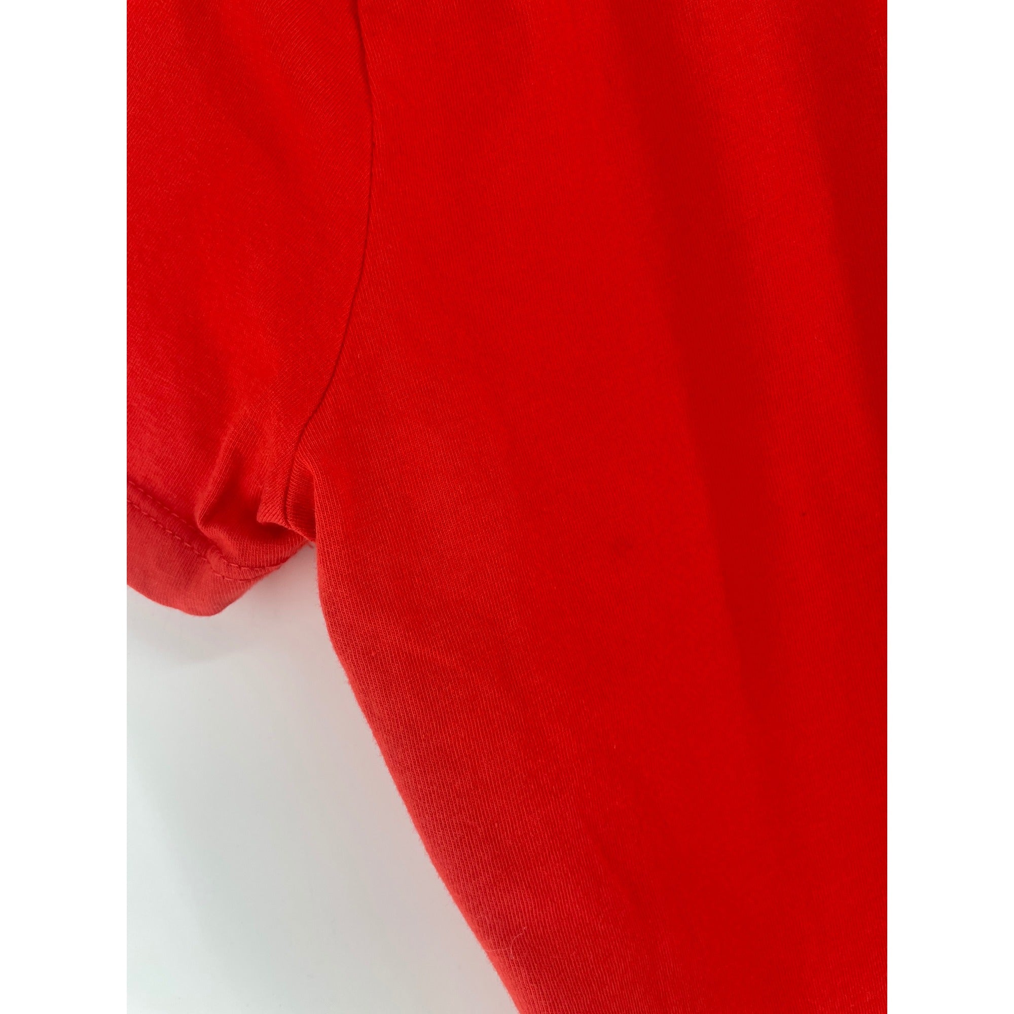 Style & Co Women's Size Large Red Crew Neck T-Shirt