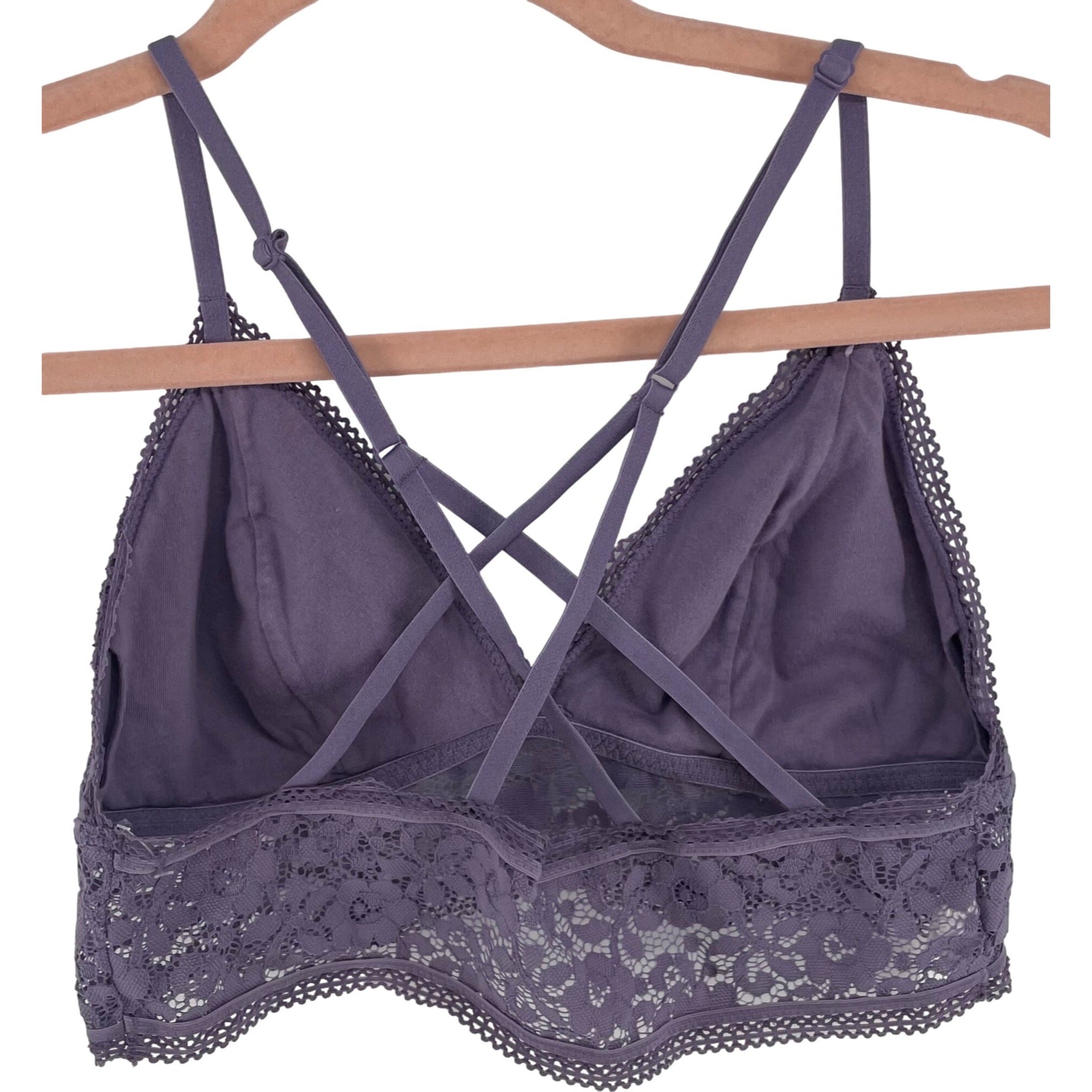 Xhilaration Women's Size Medium Lavender Purple Lace Spaghetti Strap Bralette