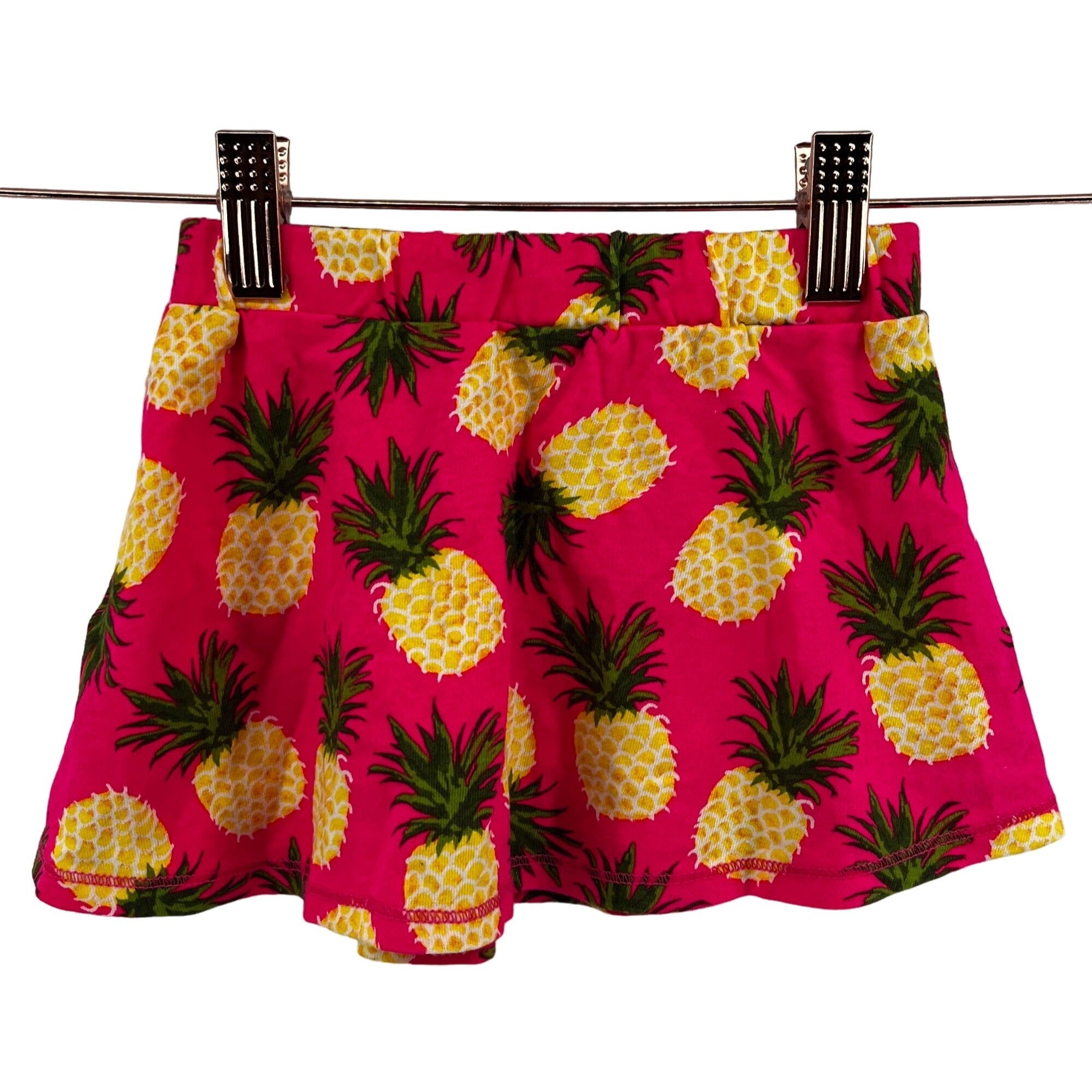 Koala Baby Girl's Size 9-12 Months Pink/Yellow/Green Pineapple Print Mini Skirt