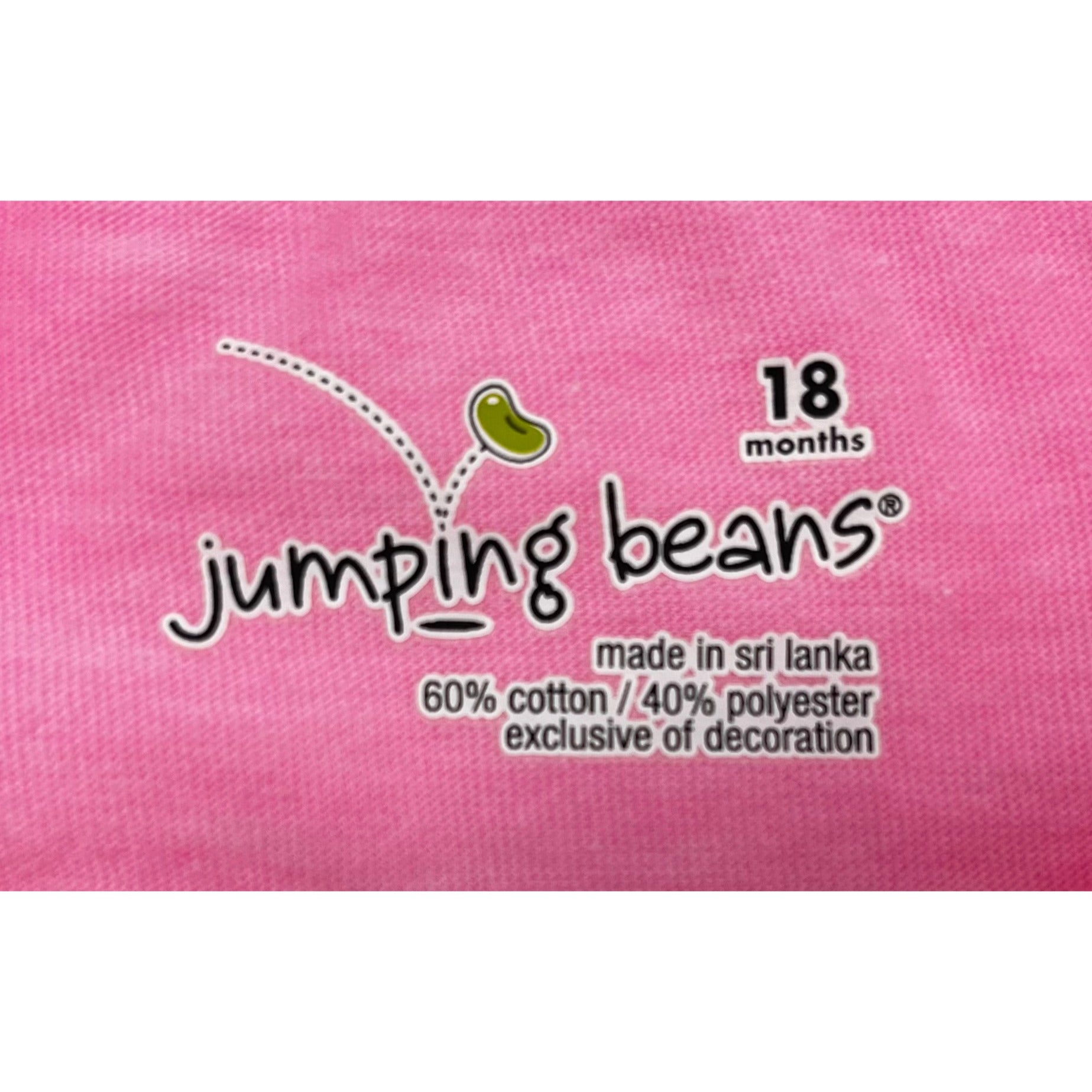 CLEARANCE Jumping Beans Baby Girl's 18M Pink Graphic "I Love Summer Days" Snap Onesie