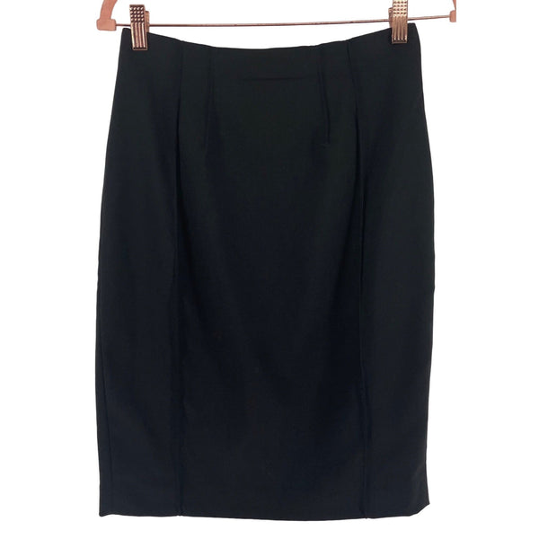 H&M Women's Size 6 Black Pleated Pencil Skirt