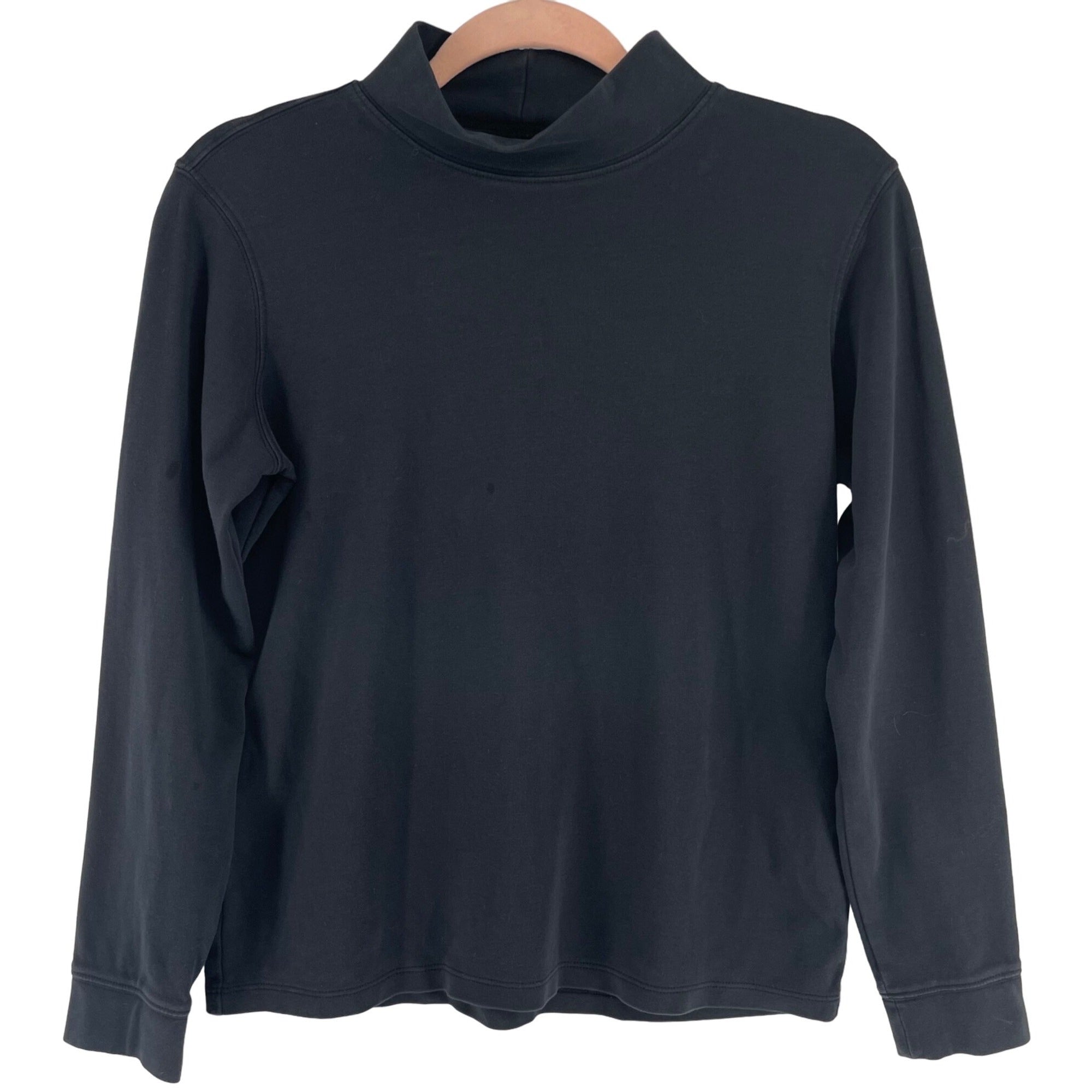 L.L. Bean Women's Small Regular Navy Blue Long-Sleeved Top