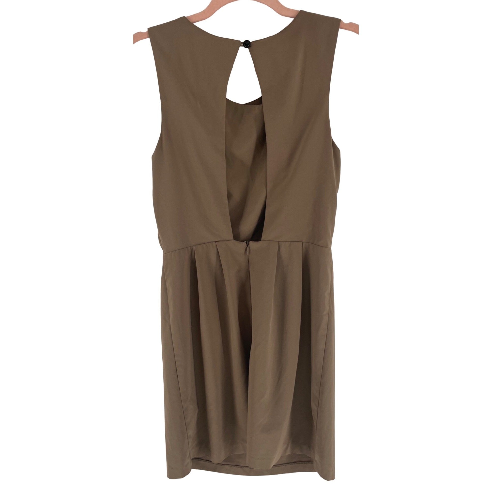 Forever 21 Women's Size Medium Light Brown Sleeveless Mini Dress