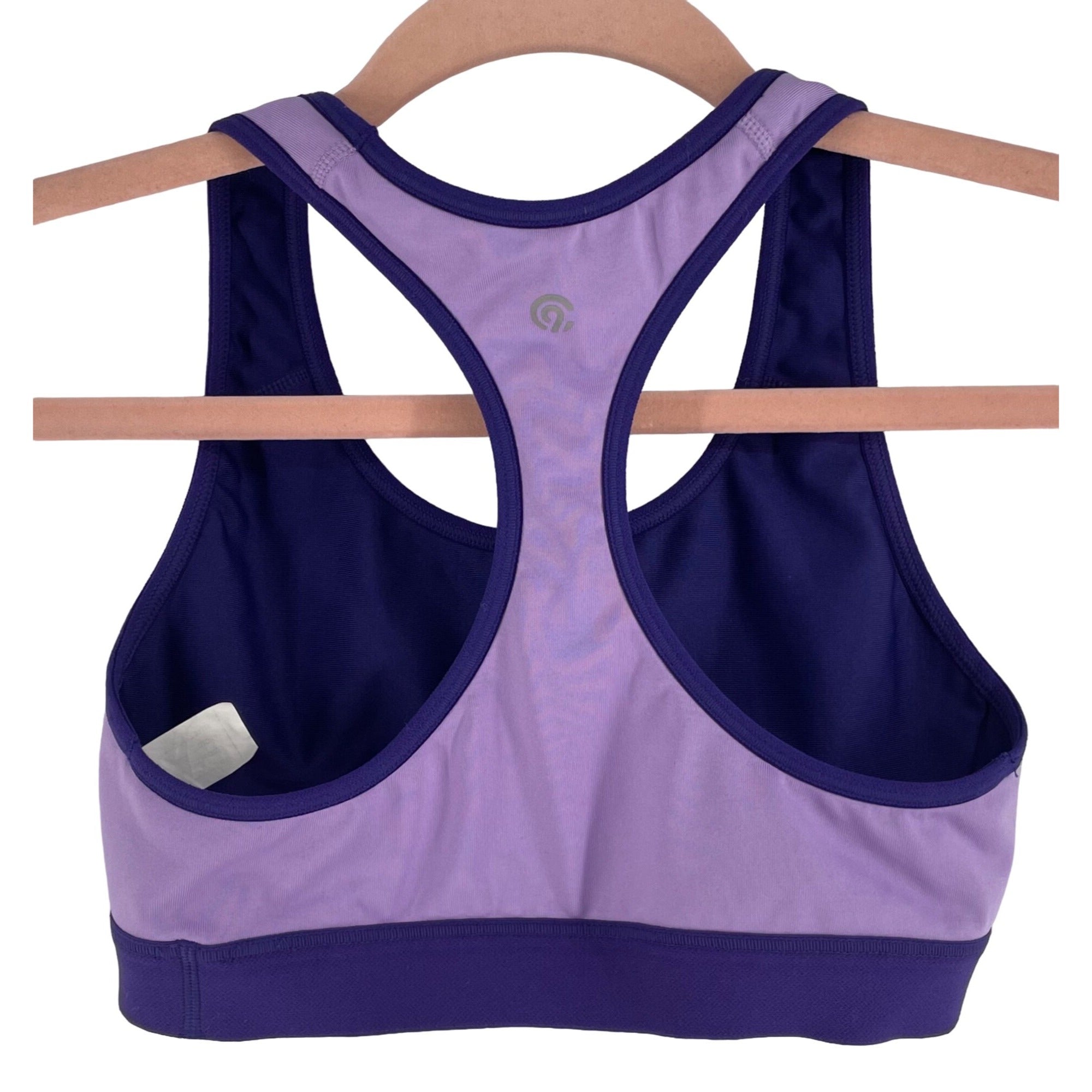 Women's Size Small Two-Tone Purple Sports Bra