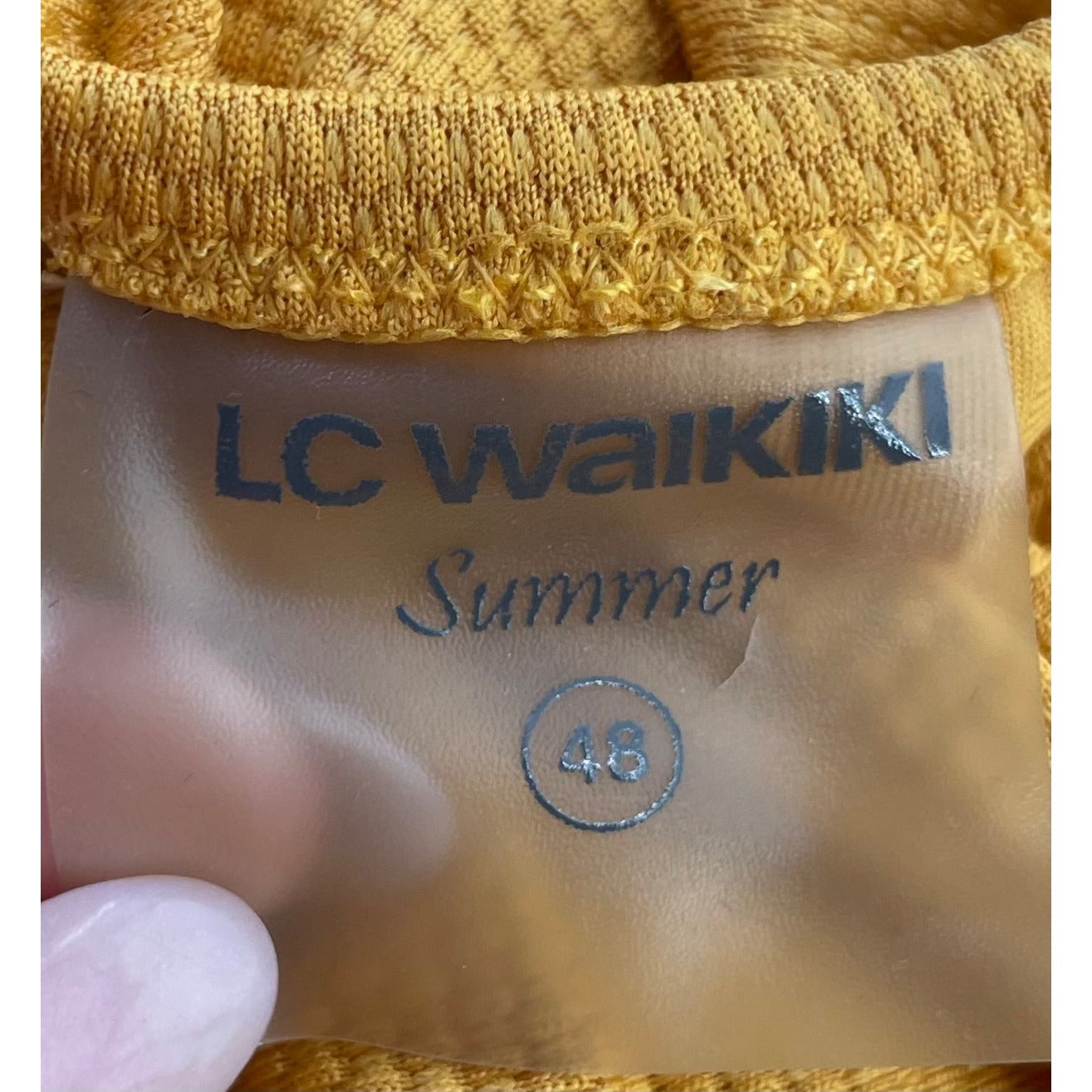 LC Waikiki Women's Size 48 Mustard Yellow Swimsuit