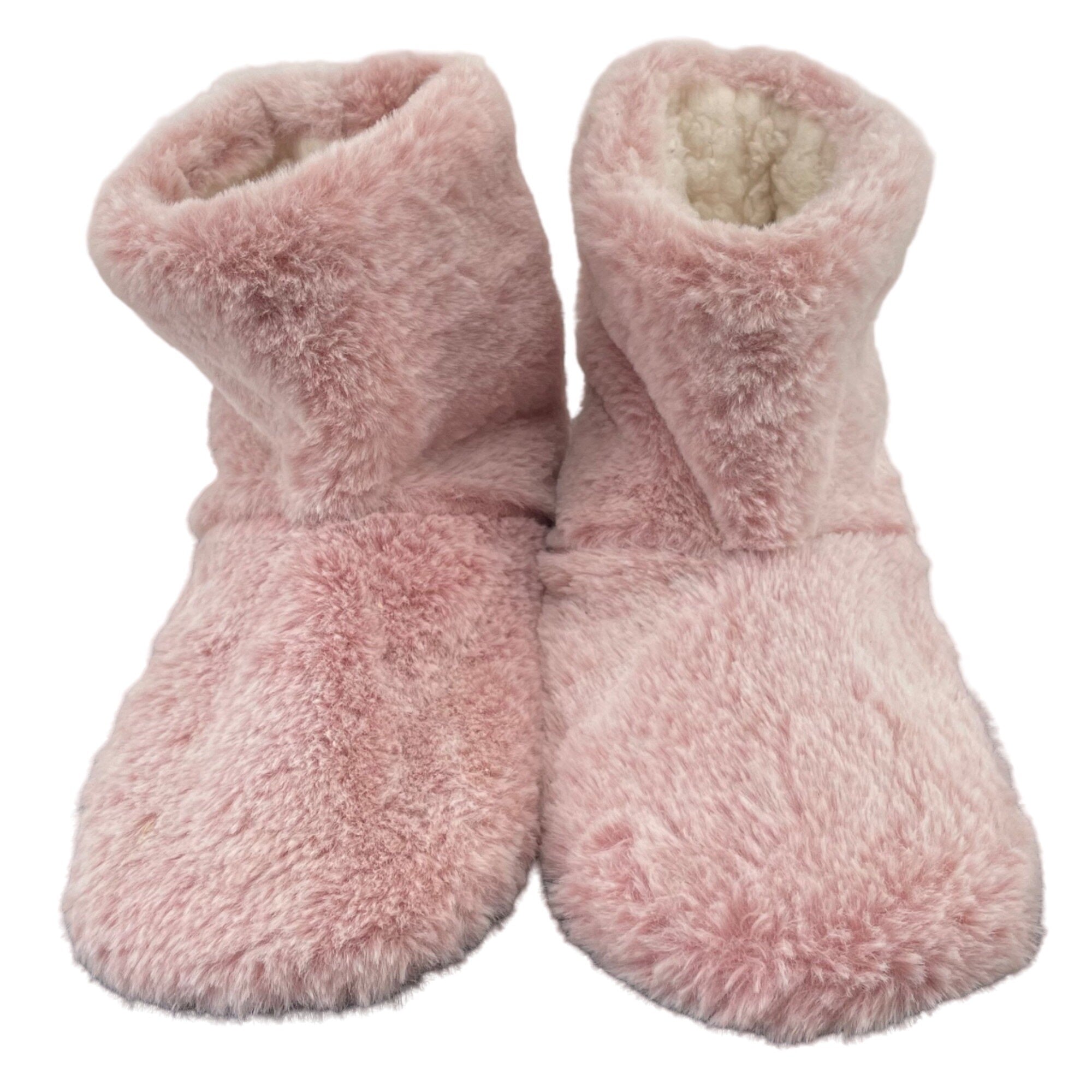 Women's Size 7/8 Light Pink Faux Fur Bootie House Slippers