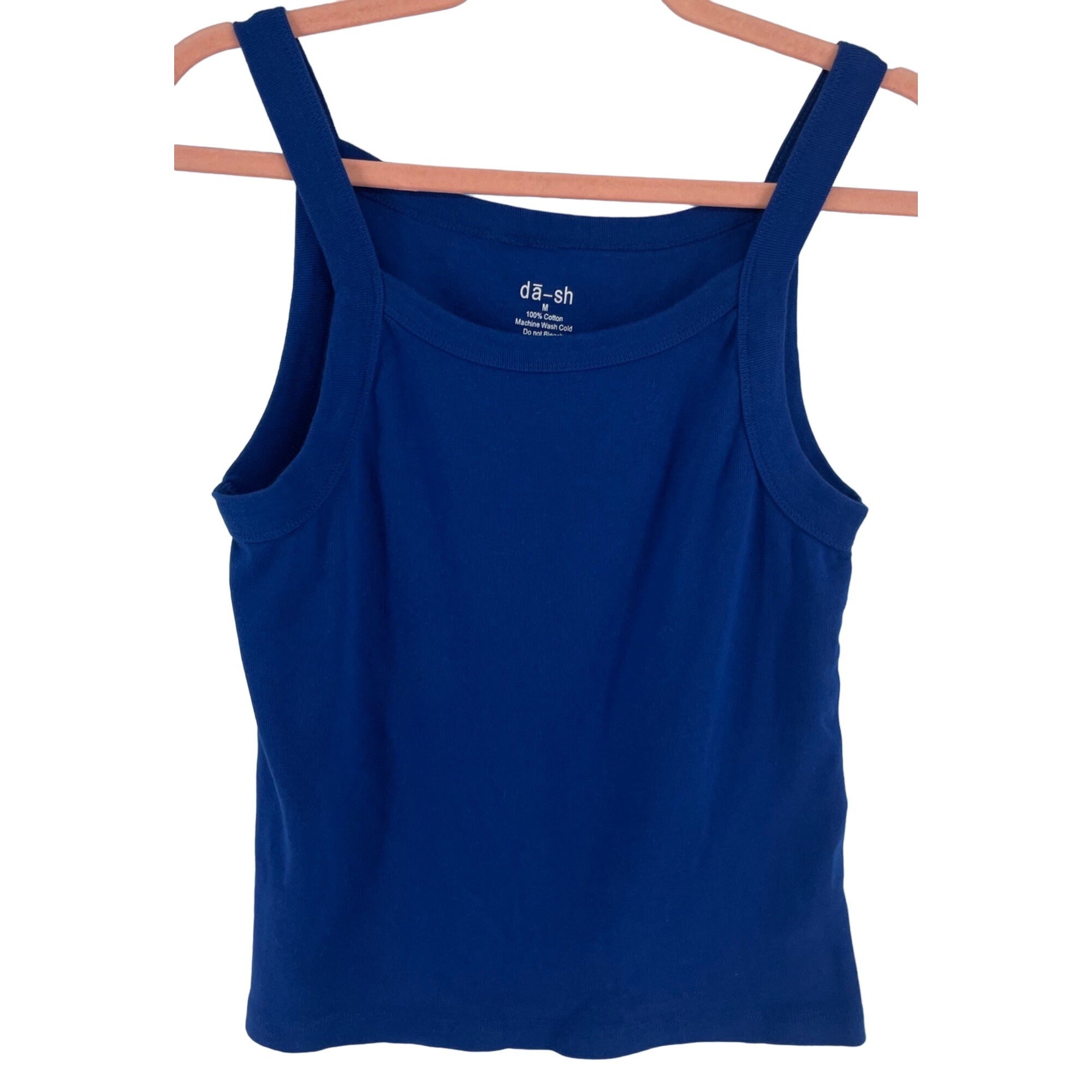 Dash Women's Size Medium Cobalt Blue Stretchy Tank Top