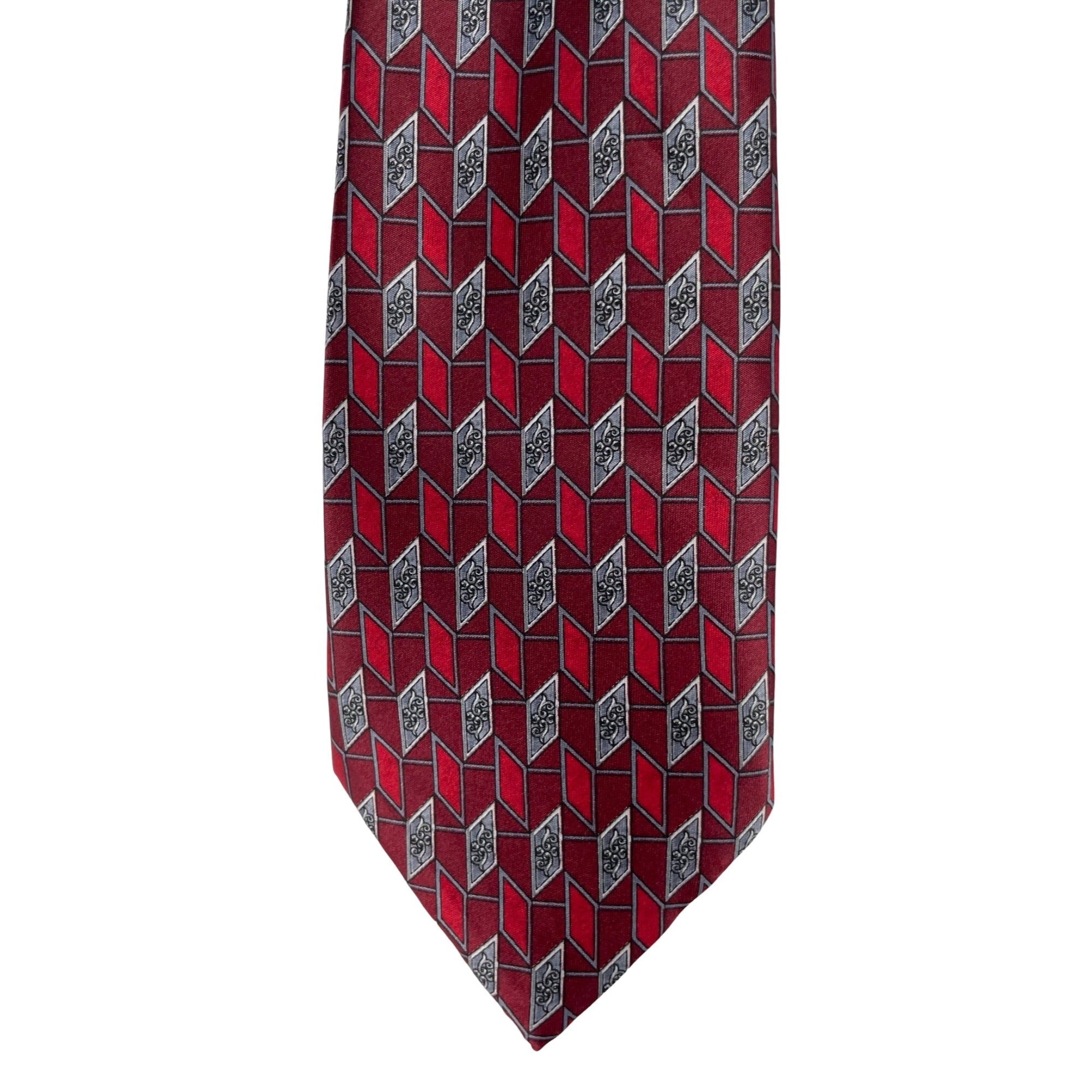 NWOT Puritan Men's Red & Silver Dress Tie