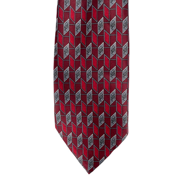 NWOT Puritan Men's Red & Silver Dress Tie