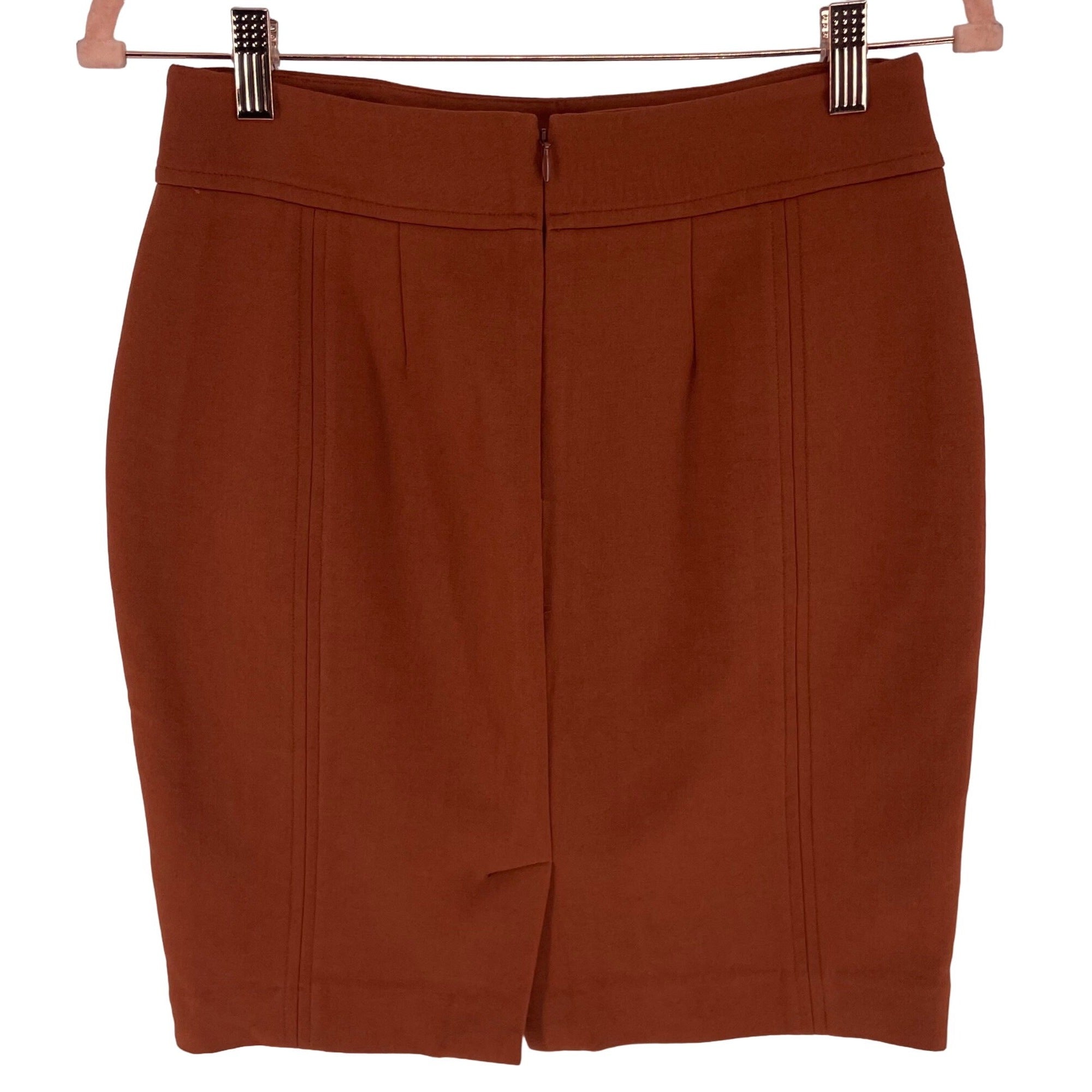 LOFT Women's Size 2P Burnt Orange Pencil Skirt