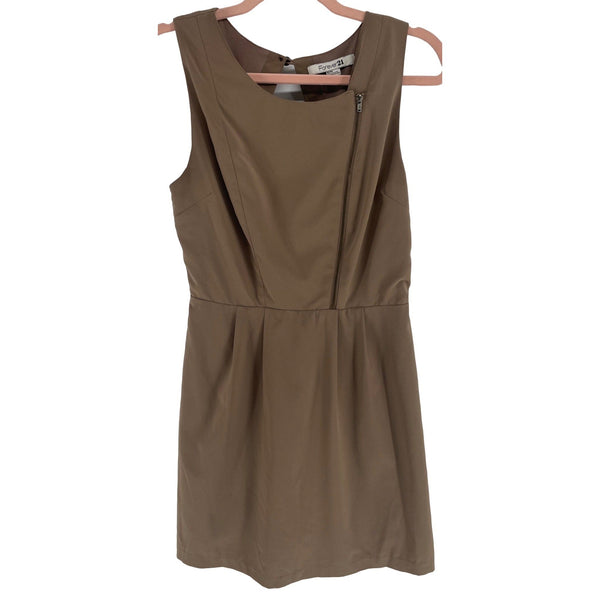 Forever 21 Women's Size Medium Light Brown Sleeveless Mini Dress