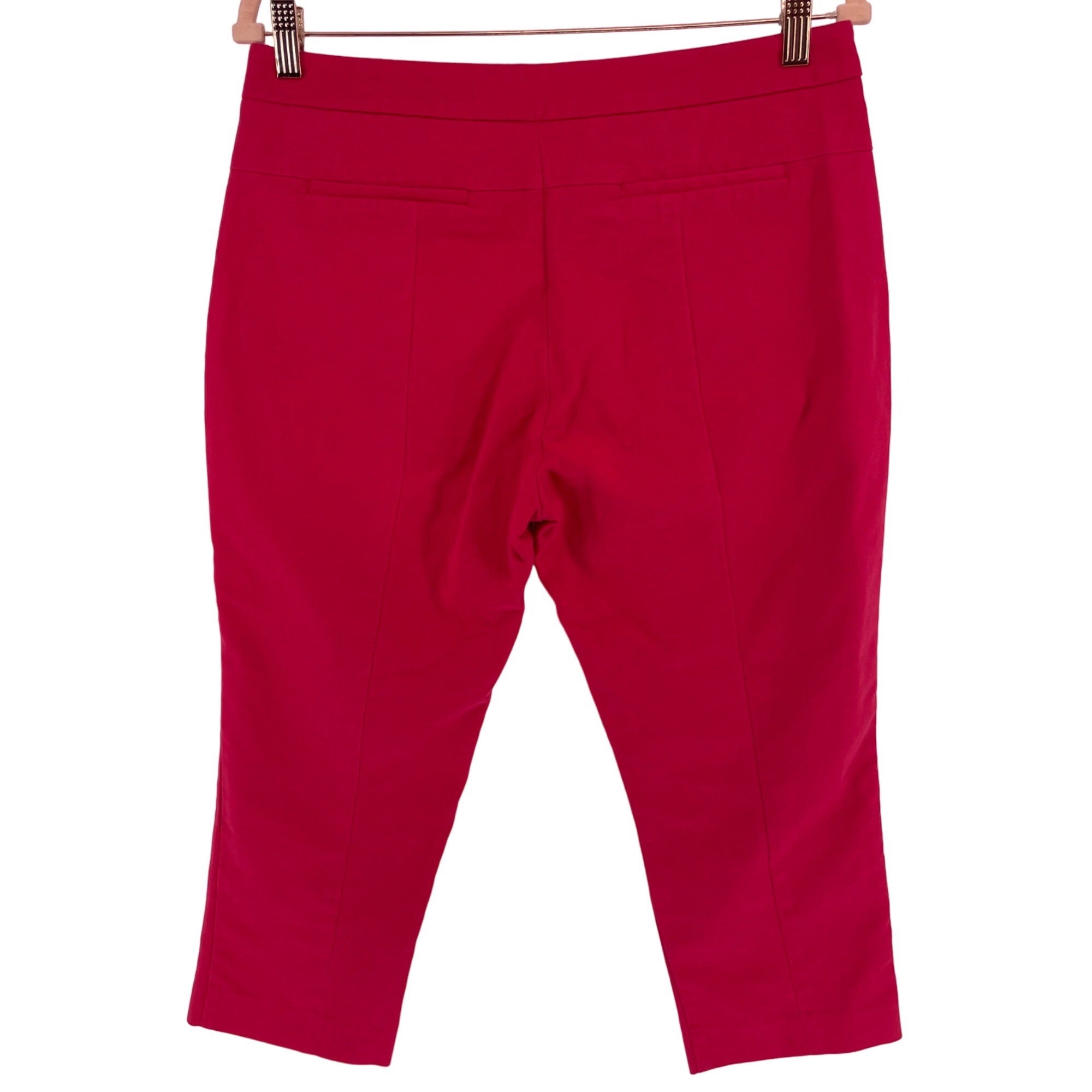 Adrianna Papell Women's Size 12 Coral Pink Cropped Pants