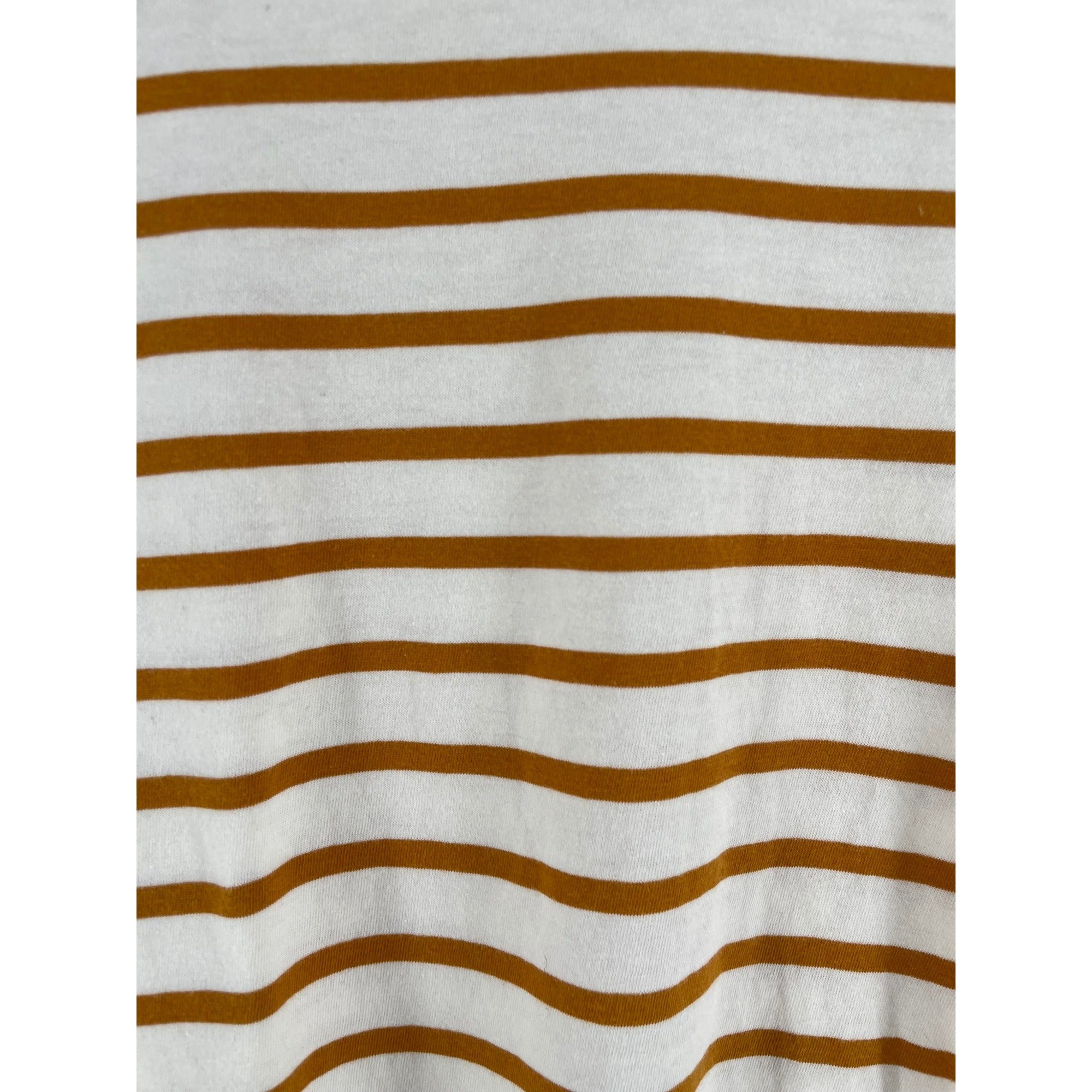 Old Navy Women's Size XS Burnt Orange & Cream Striped Turtleneck Top