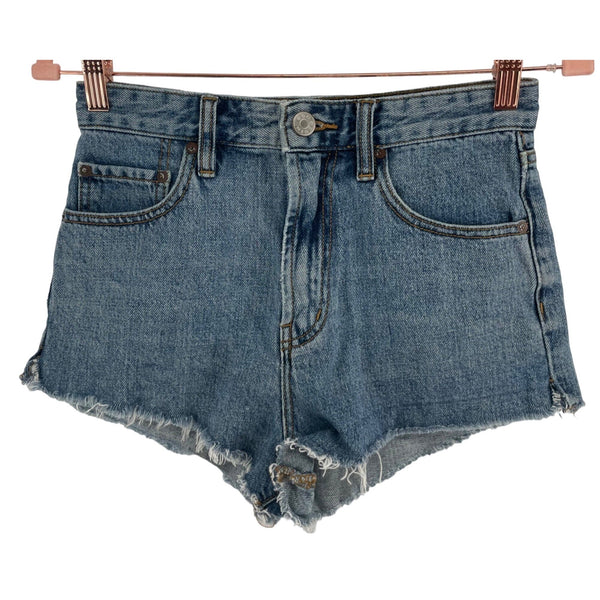 BDG Women's Size 26W Cheeky Super High-Rise Blue Jean Denim Shorts