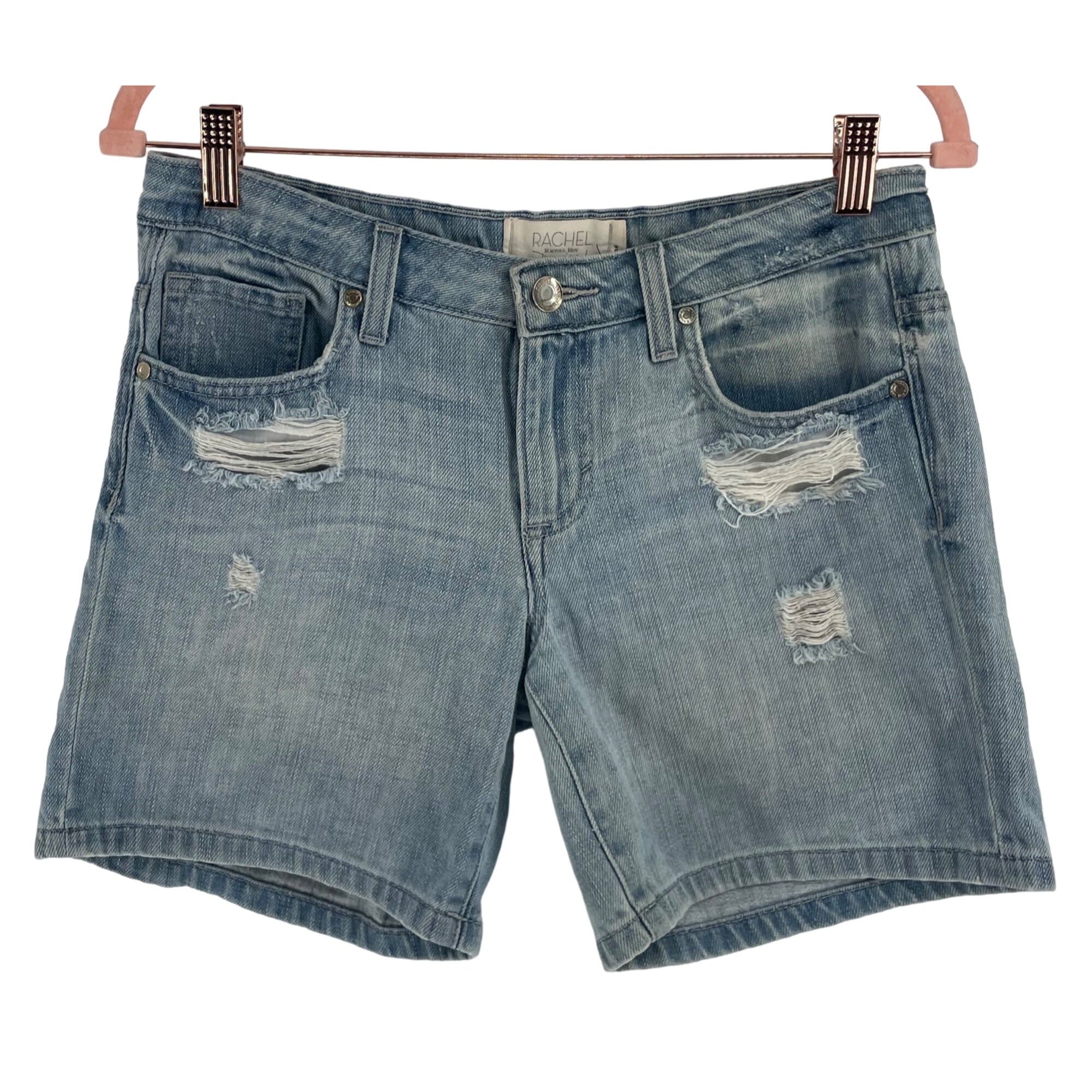 Rachel Roy Women's Size 26 Distressed Denim Shorts