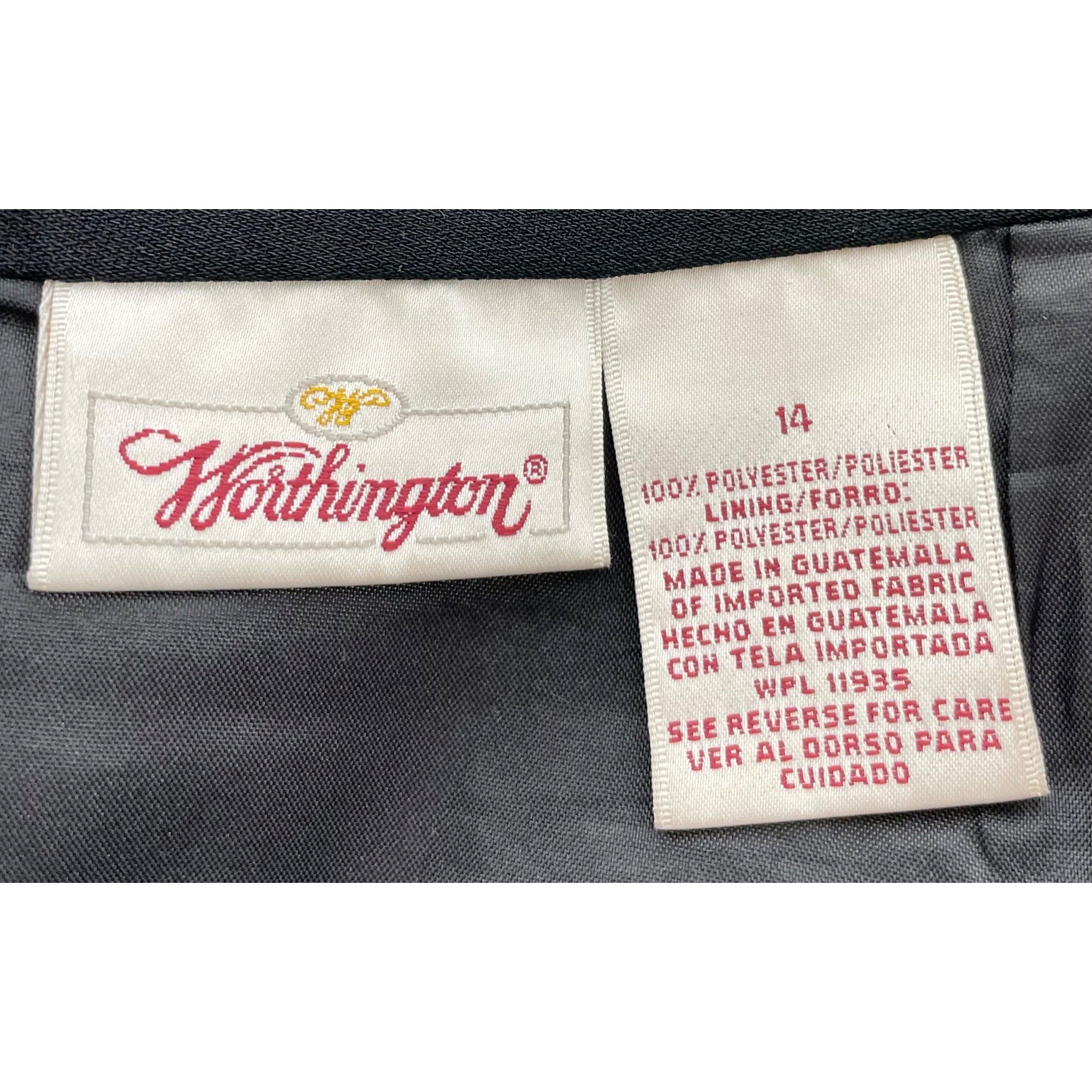 Worthington Women's Size 14 Black Business Pencil Skirt