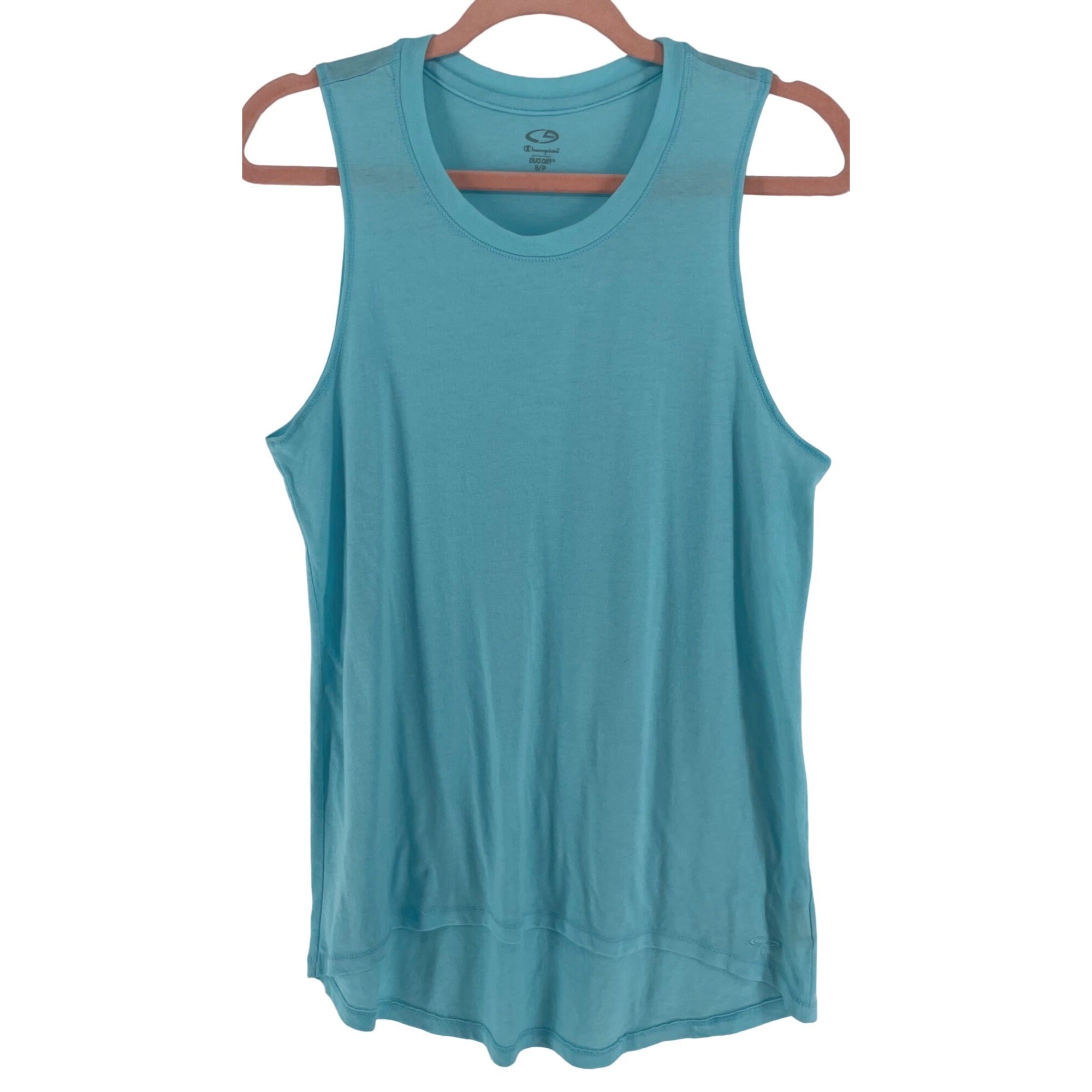 Champion Women's Size Small Aqua Blue Sleeveless Workout Tank