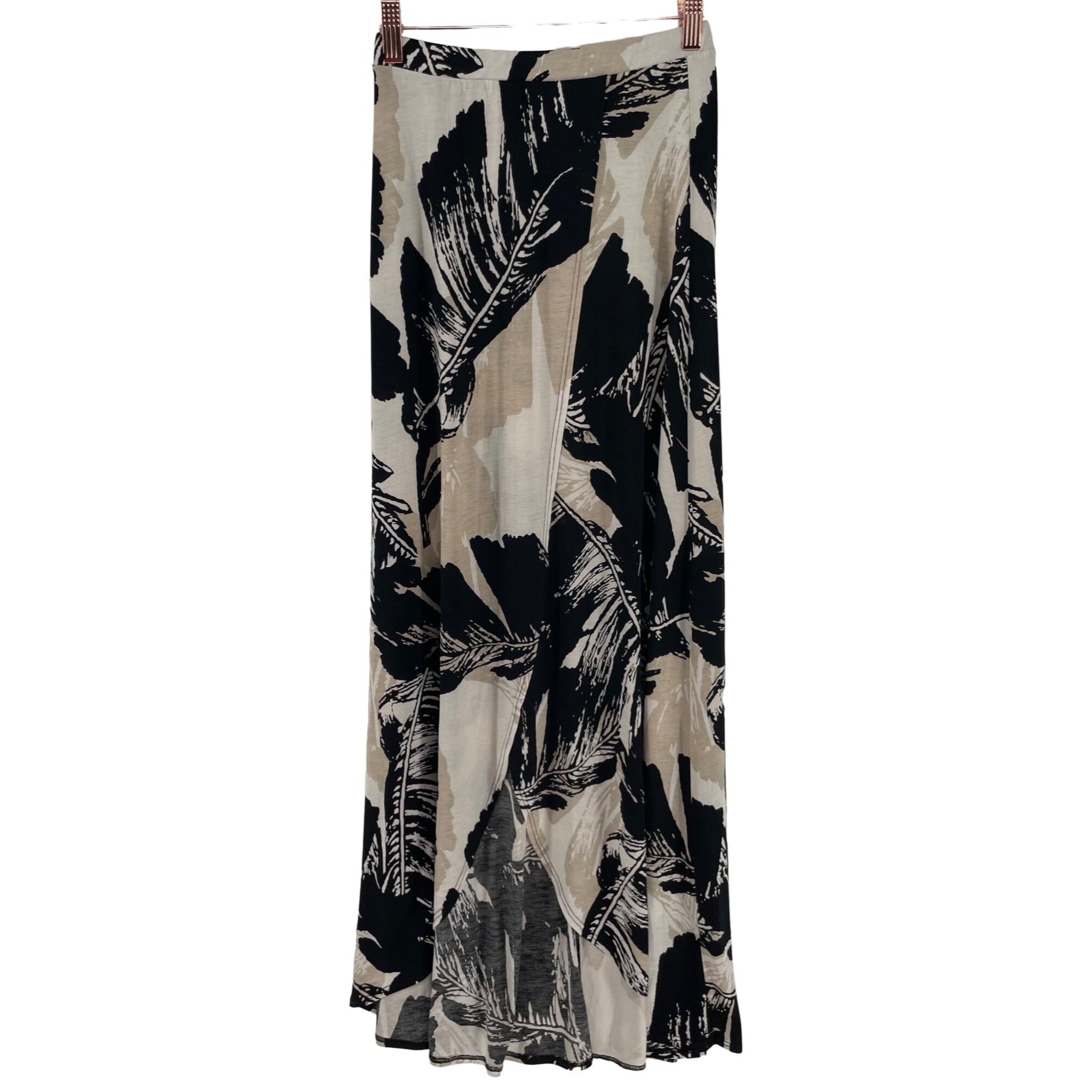 Akira Women's Size Small/Medium Black Label Tan, Cream & Black Maxi Skirt