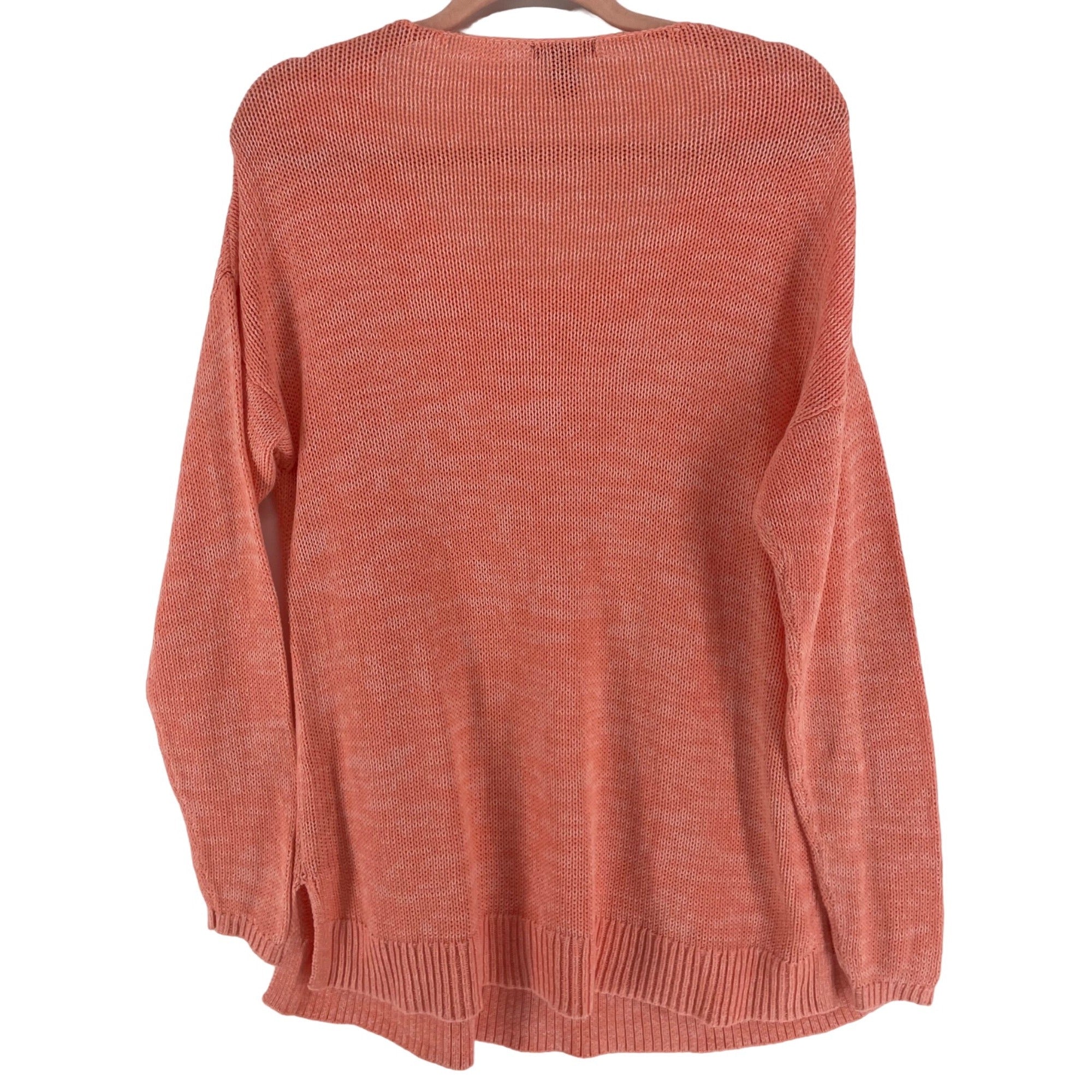 GAP Women's Size XL Coral Orange Knit Sweater