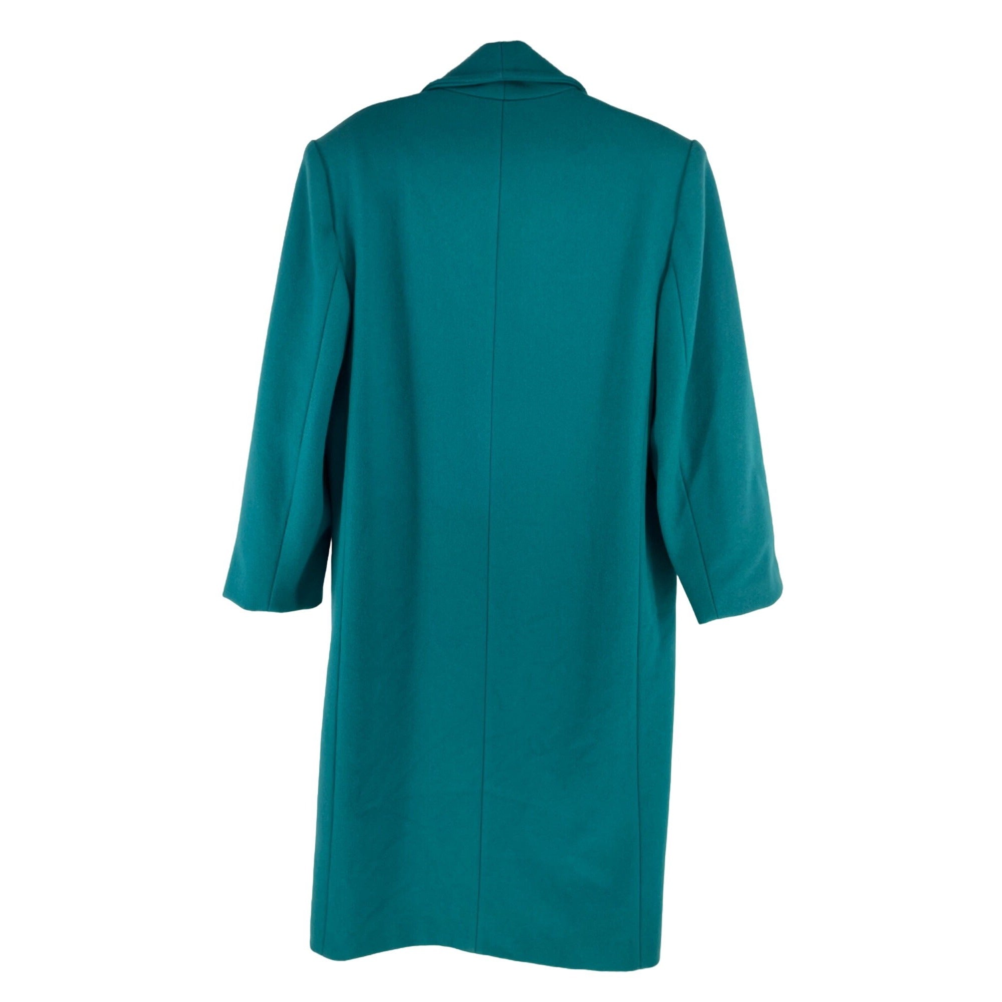 Miss Bobbie Women’s Large Teal Trench Peacoat