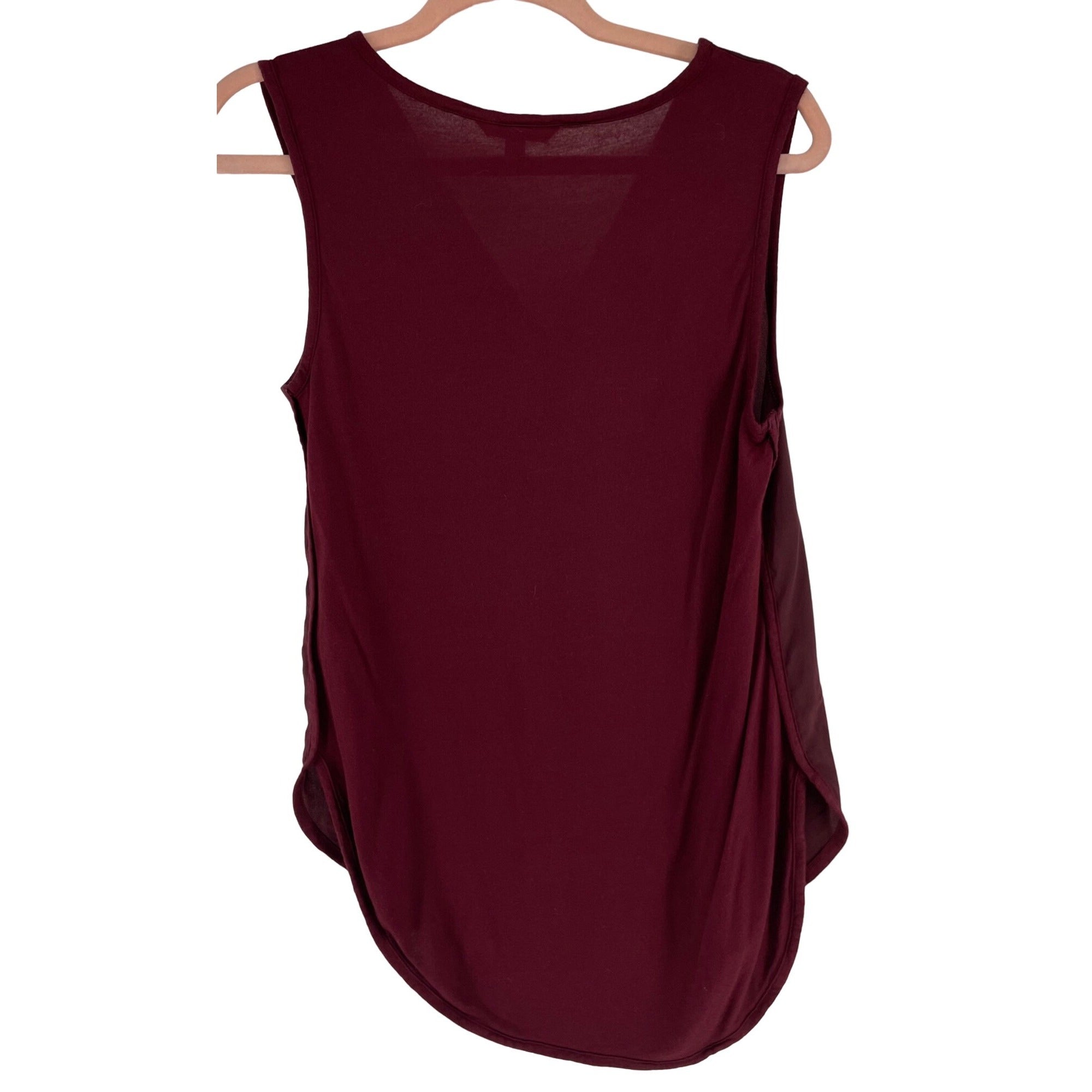 Banana Republic Women's Size XS Sleeveless Maroon/Burgundy Tank Top