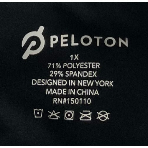 Peloton Women's Size 1X Black Stretchy Workout Leggings