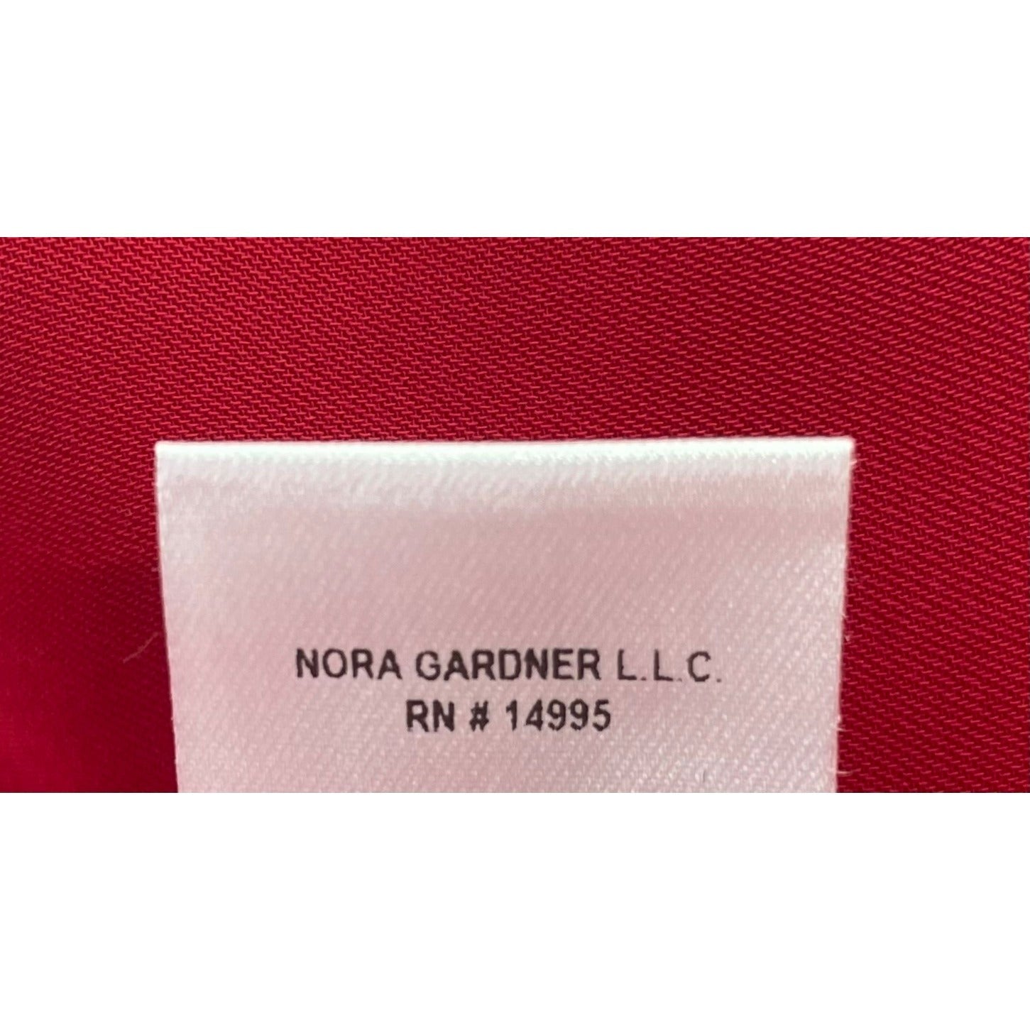 Nora Gardner Women's Size Medium Red Sleeveless Sheath Dress