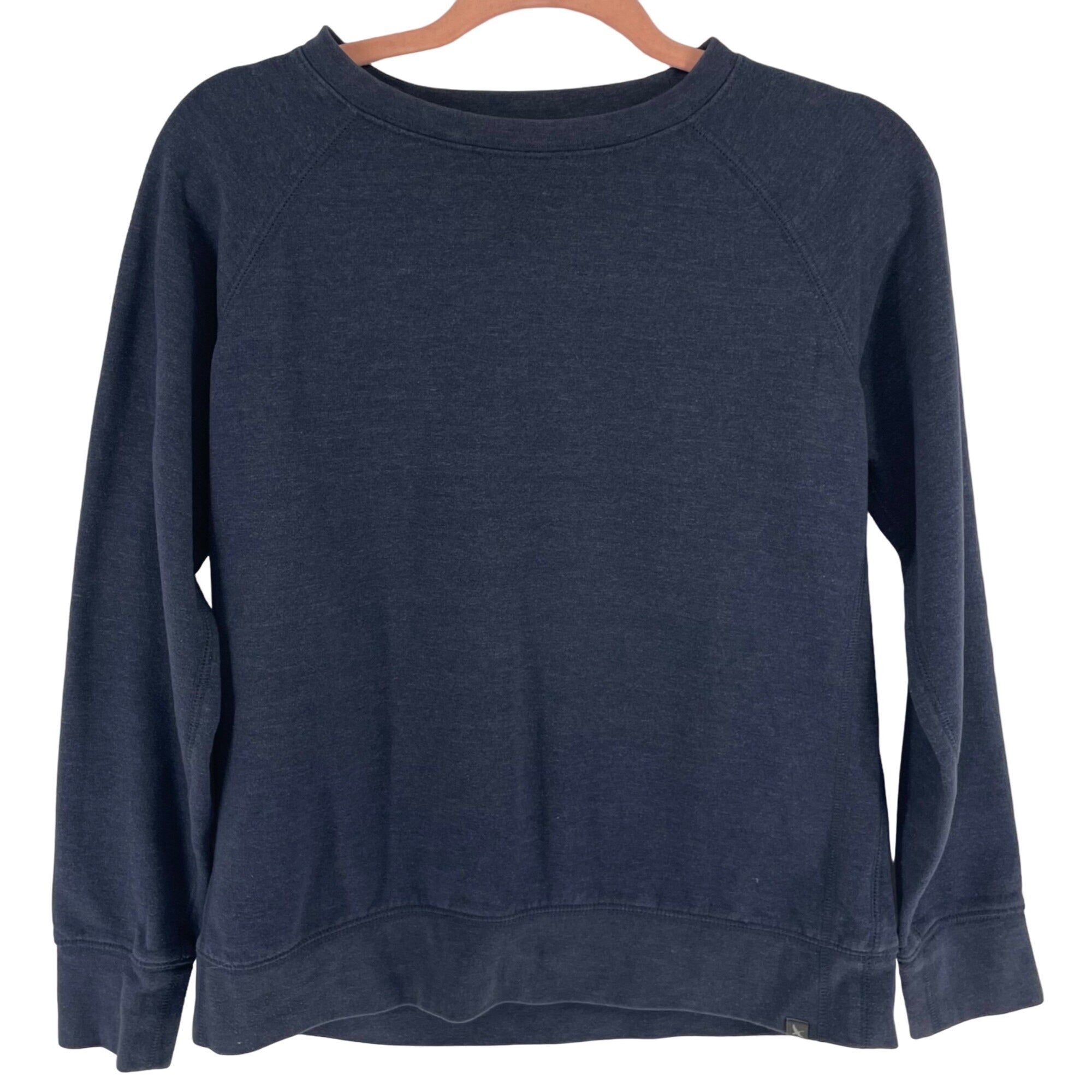 Eddie Bauer Women's Size Small Navy Blue Crew Neck Sweatshirt