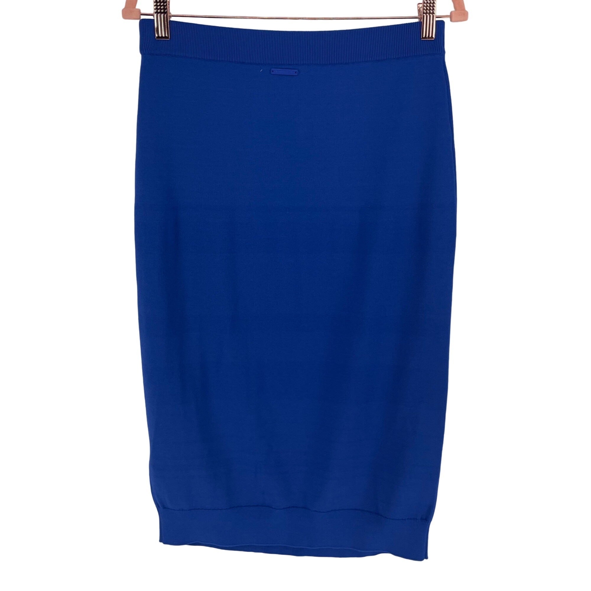 NWOT Michael Kors Women's Size Medium Cobalt Blue Stretchy Pencil Skirt