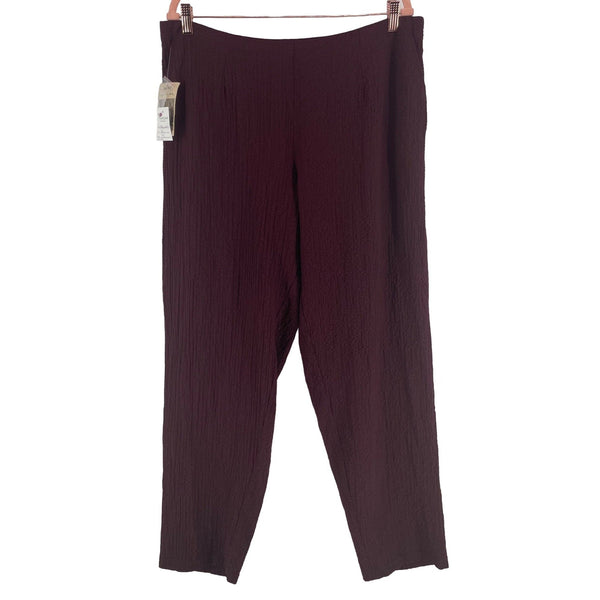 NWT Habitat Women's Size XL Maroon/Burgundy Pants