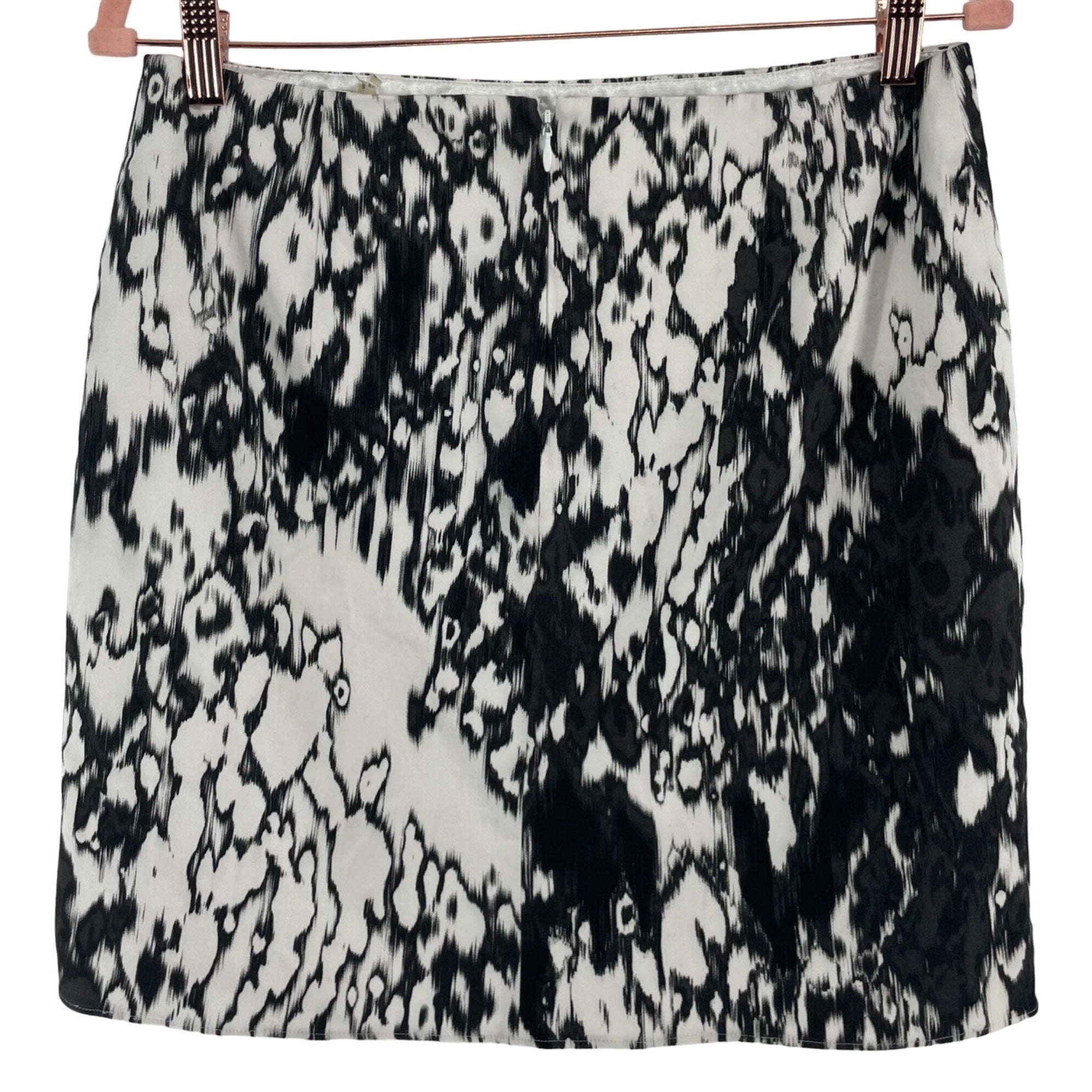 Tahari Women's Size 10 Black, Grey & White Mini Skirt