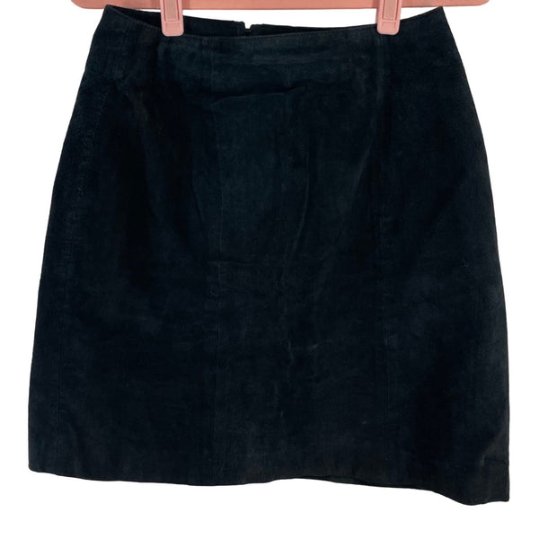 Vintage Savannah Women’s 6P Black Leather Mini Skirt