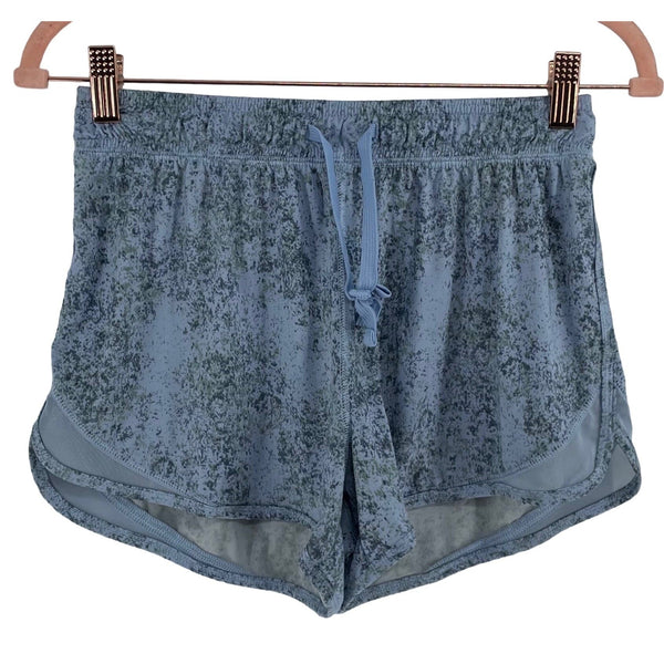 So Women's Size Small Blue Elastic Waistband Casual Drawstring Shorts