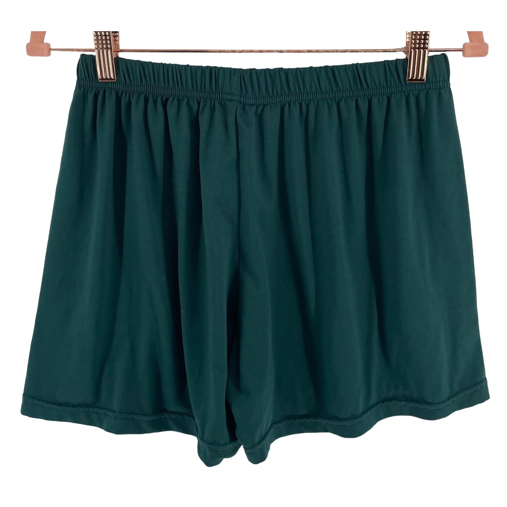 Real Essentials Women's Size Medium Forest Green Casual Shorts