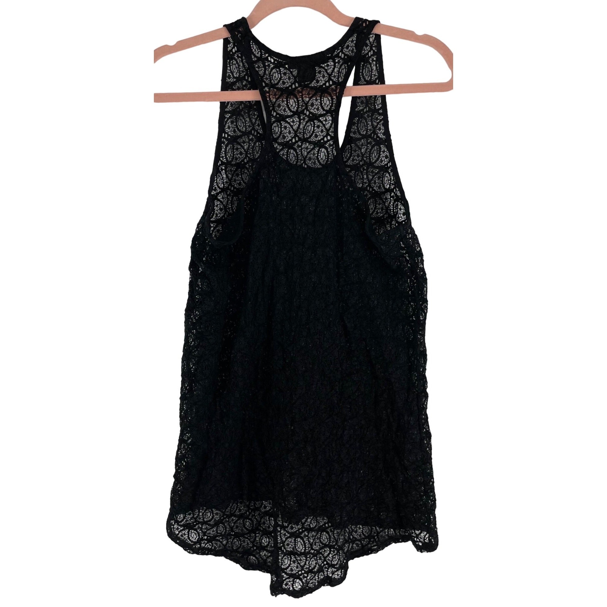 Steve Madden Women's Size XS/S Black Sleeveless Lace Mini Dress