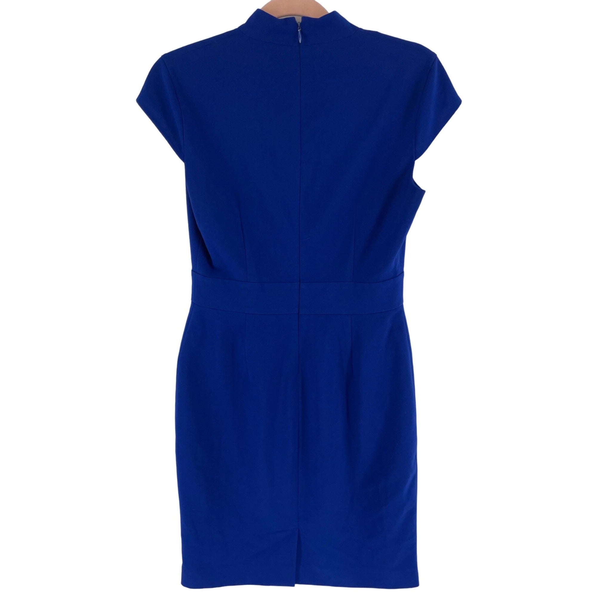 Calvin Klein Women's Size 4 Cobalt Blue Sleeveless Shift Dress