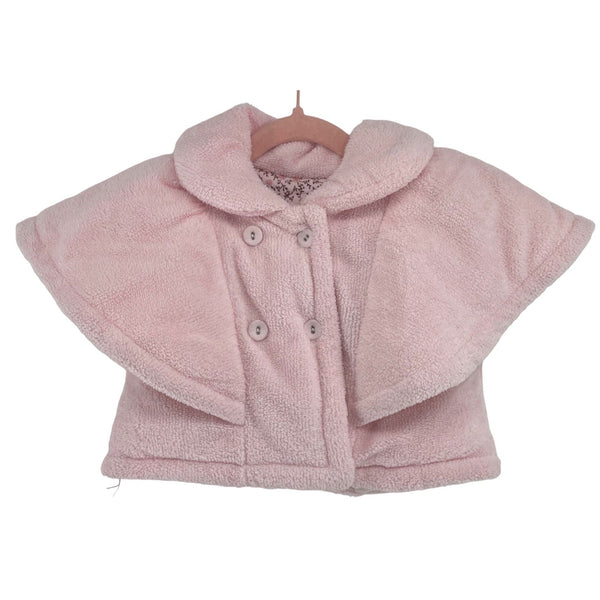 Girl's Toddler Light Pink Faux Fur Winter Vest